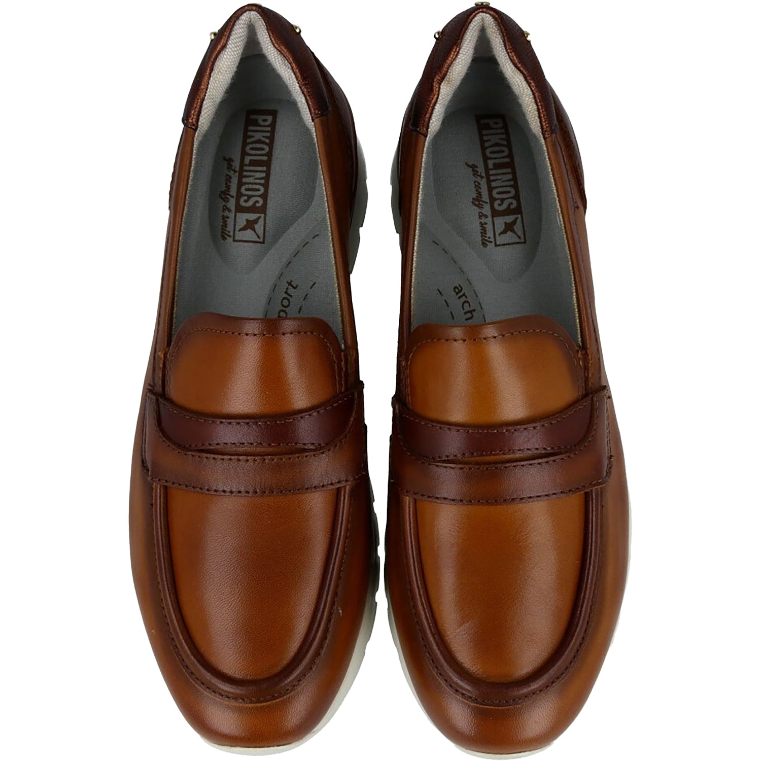 Womens Pikolinos Women's Pikolinos Asturias W9C-3882C1 Brandy Leather Brandy Leather