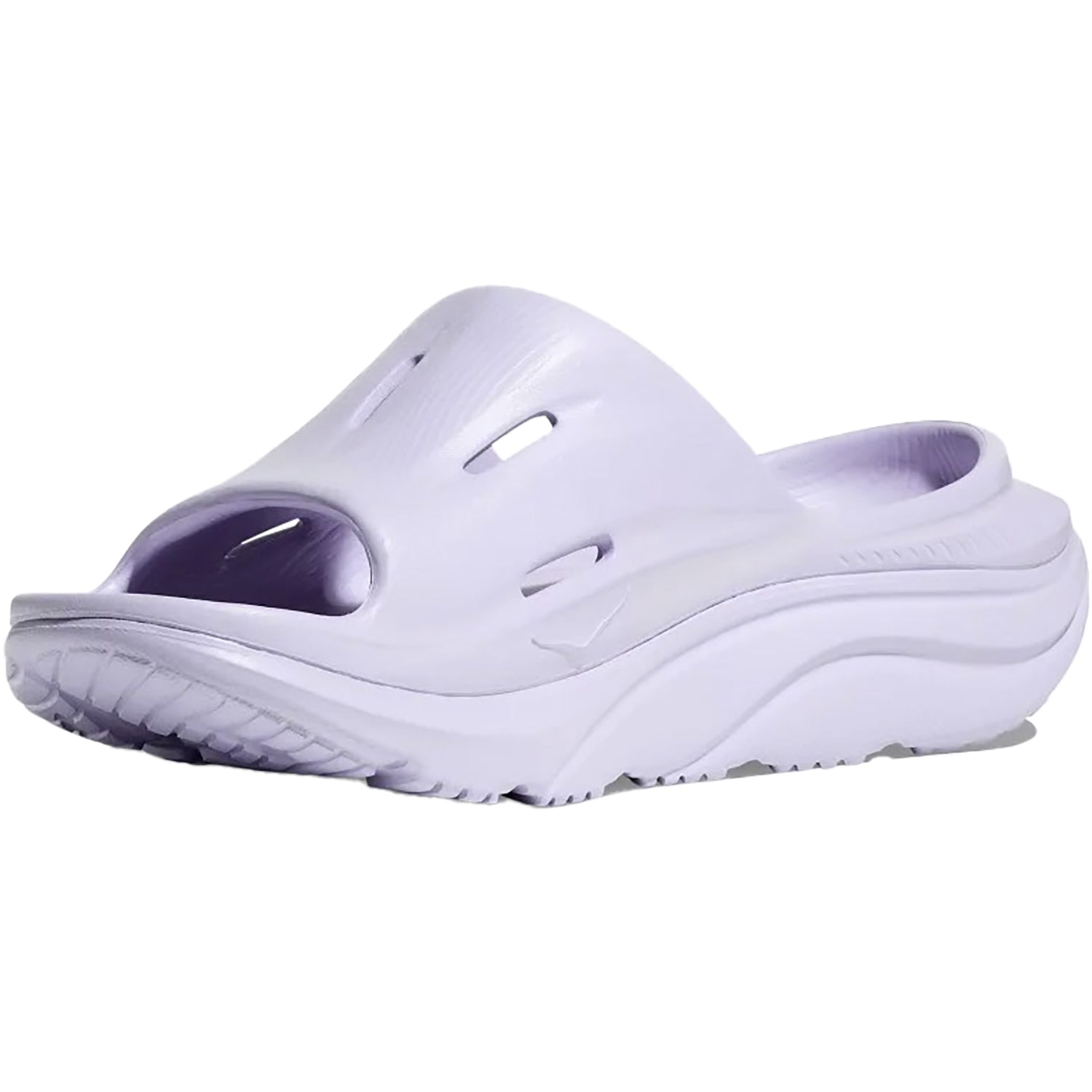 Unisex Hoka one one Unisex Hoka Ora Recovery Slide 3 Ether/Ether EVA Ether/Ether EVA