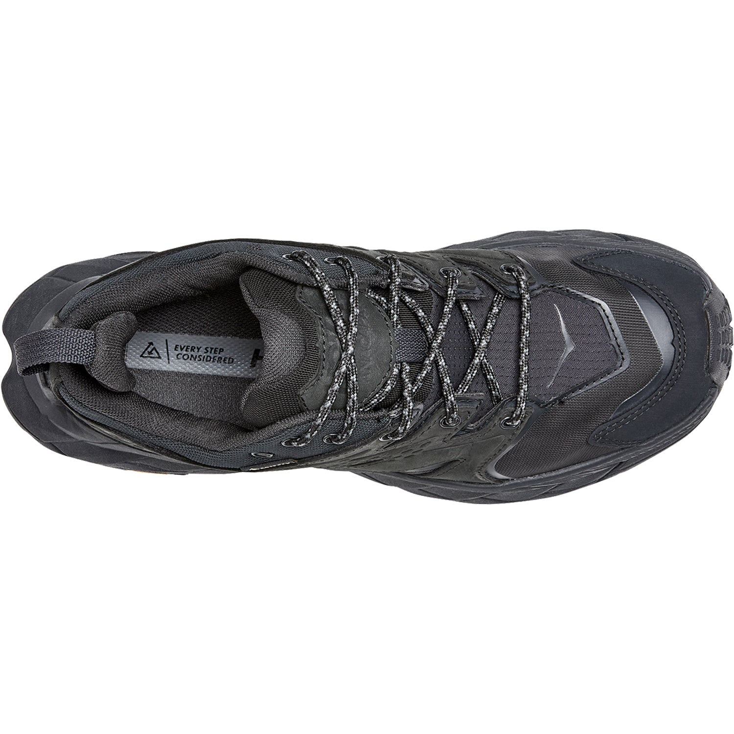Womens Hoka one one Women's Hoka Anacapa Low GTX Black/Black Nubuck Black/Black Nubuck