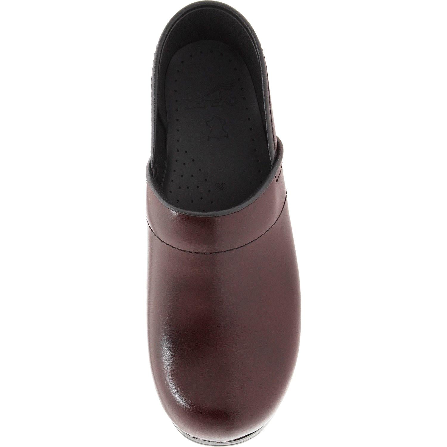Womens Dansko Women's Dansko Professional Clog Cordovan Cabrio Leather Cordovan Cabrio Leather