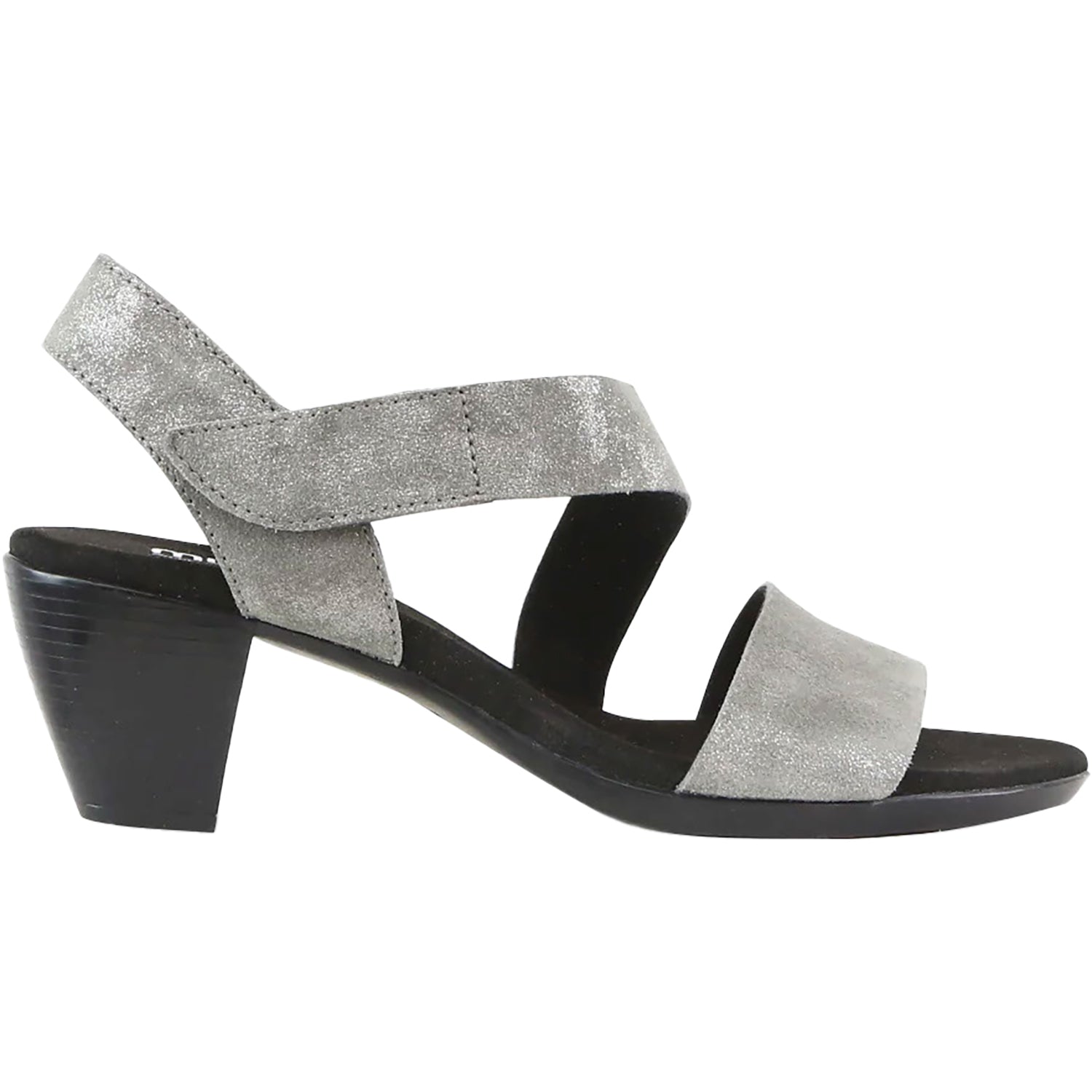 Womens Munro Women's Munro Lucia Gunmetal Metallic Suede Gunmetal Metallic Suede