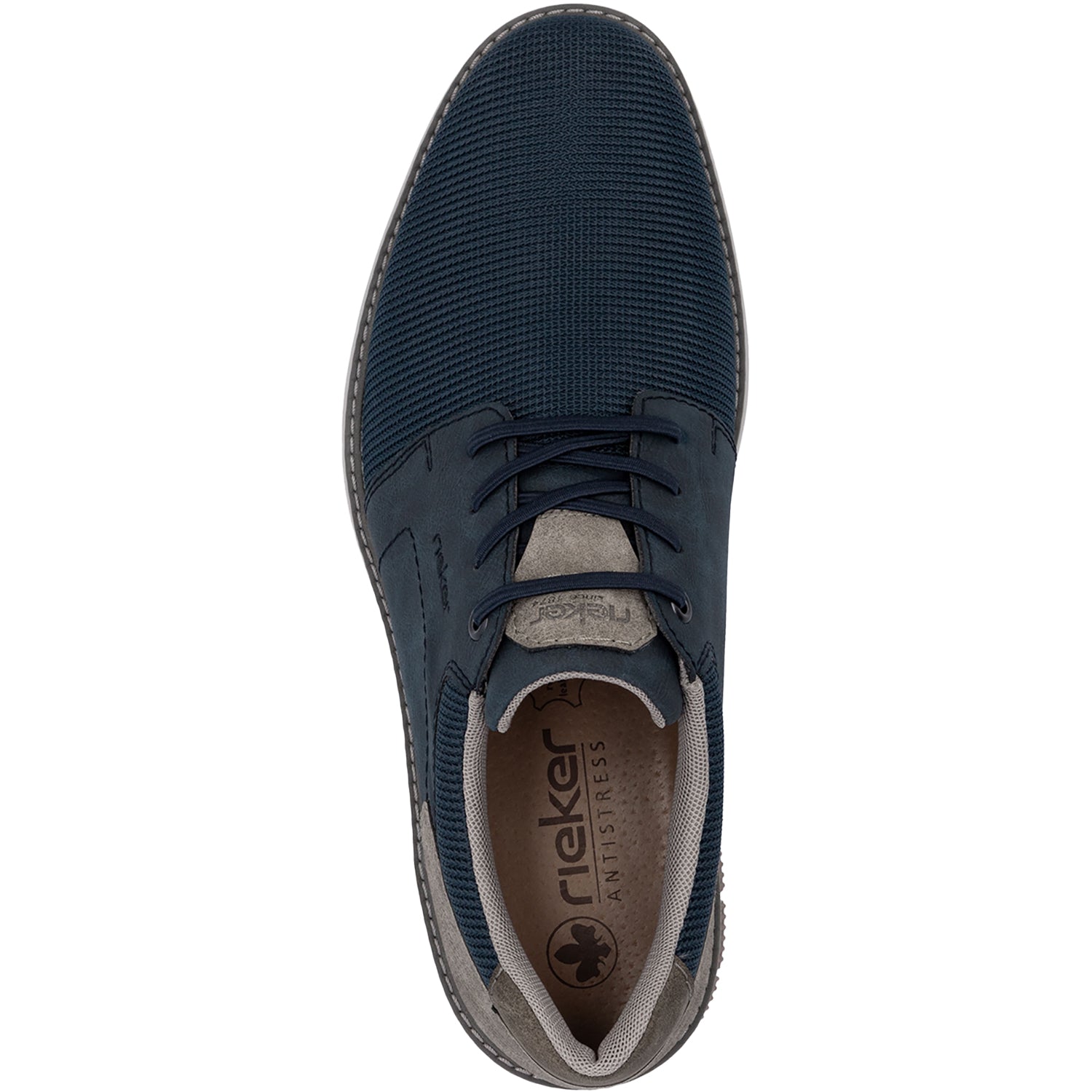 Mens Rieker Men's Rieker 14459-14 Baltik/Midnight/Kaffee Nubuck Mesh Baltik/Midnight/Kaffee