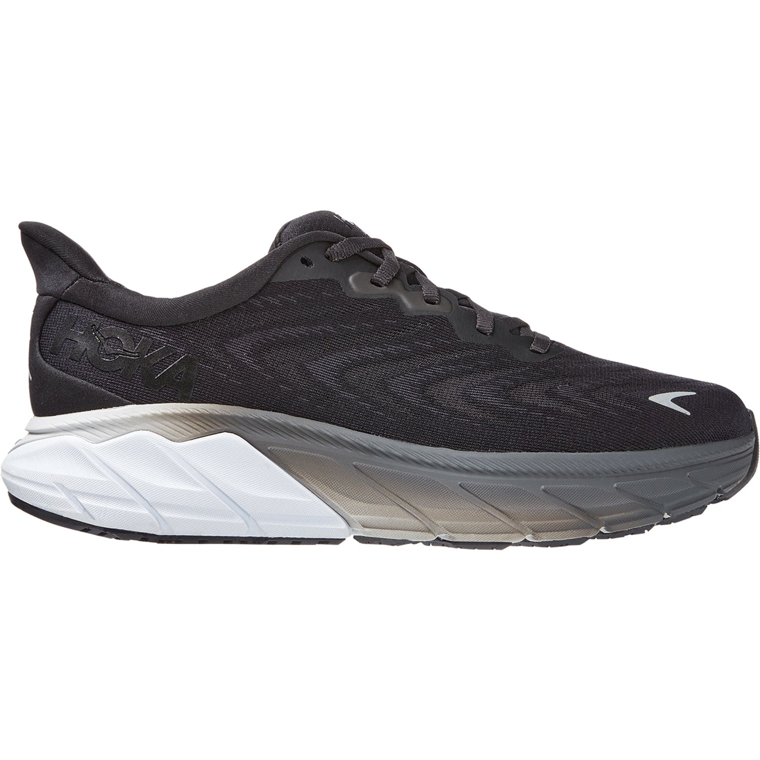 Womens Hoka one one Women's Hoka Arahi 6 Black/White Mesh Black/White Mesh