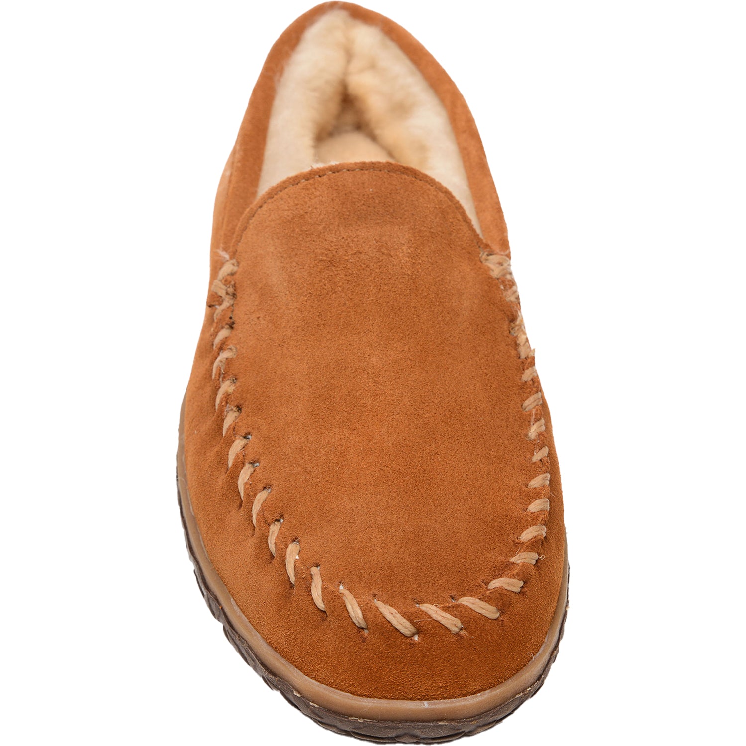 Mens Minnetonka Men's Minnetonka Sheepskin Tobie Brown W/R Suede Brown W/R Suede