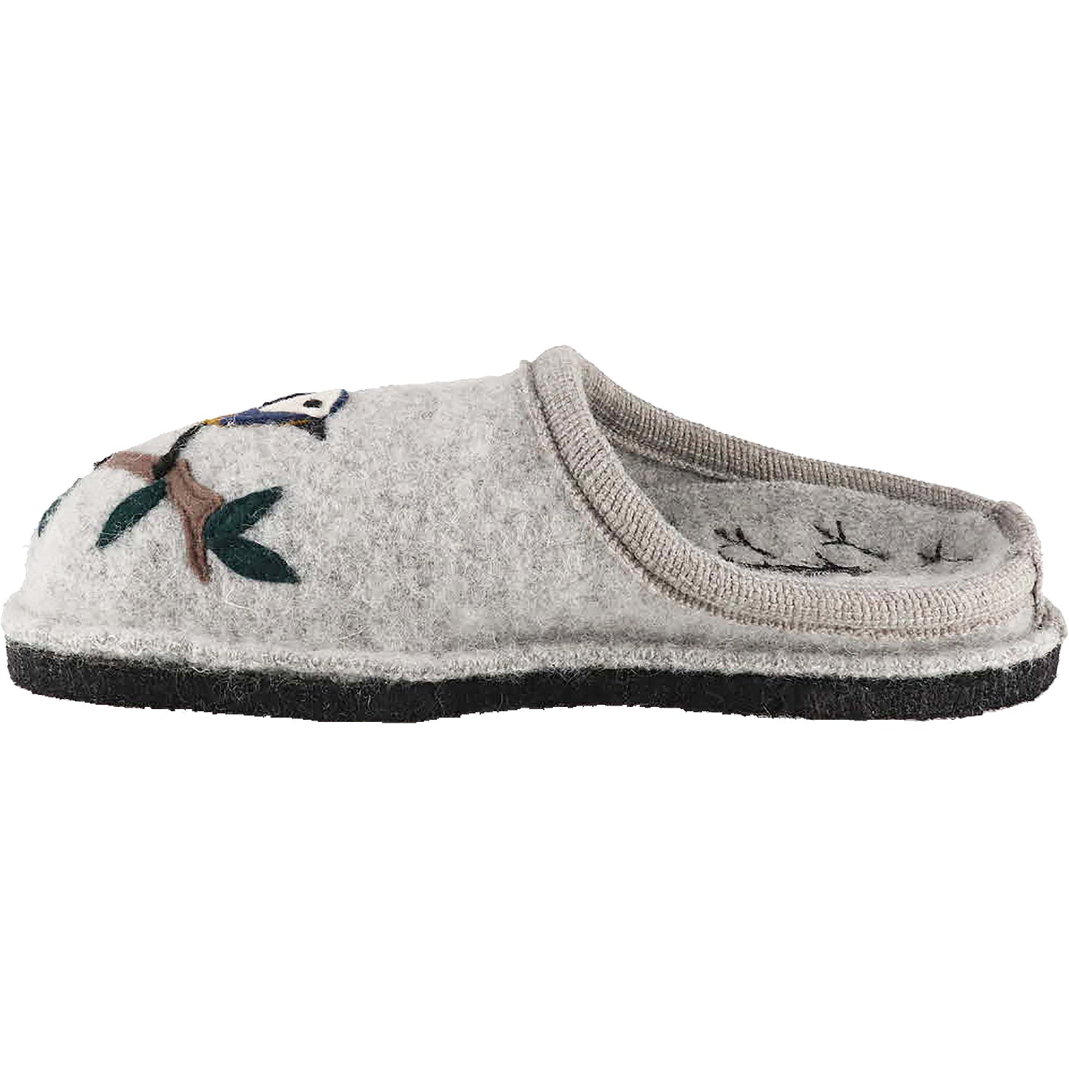 Womens Haflinger Women's Haflinger Songbird Silver Grey Wool Silver Grey Wool