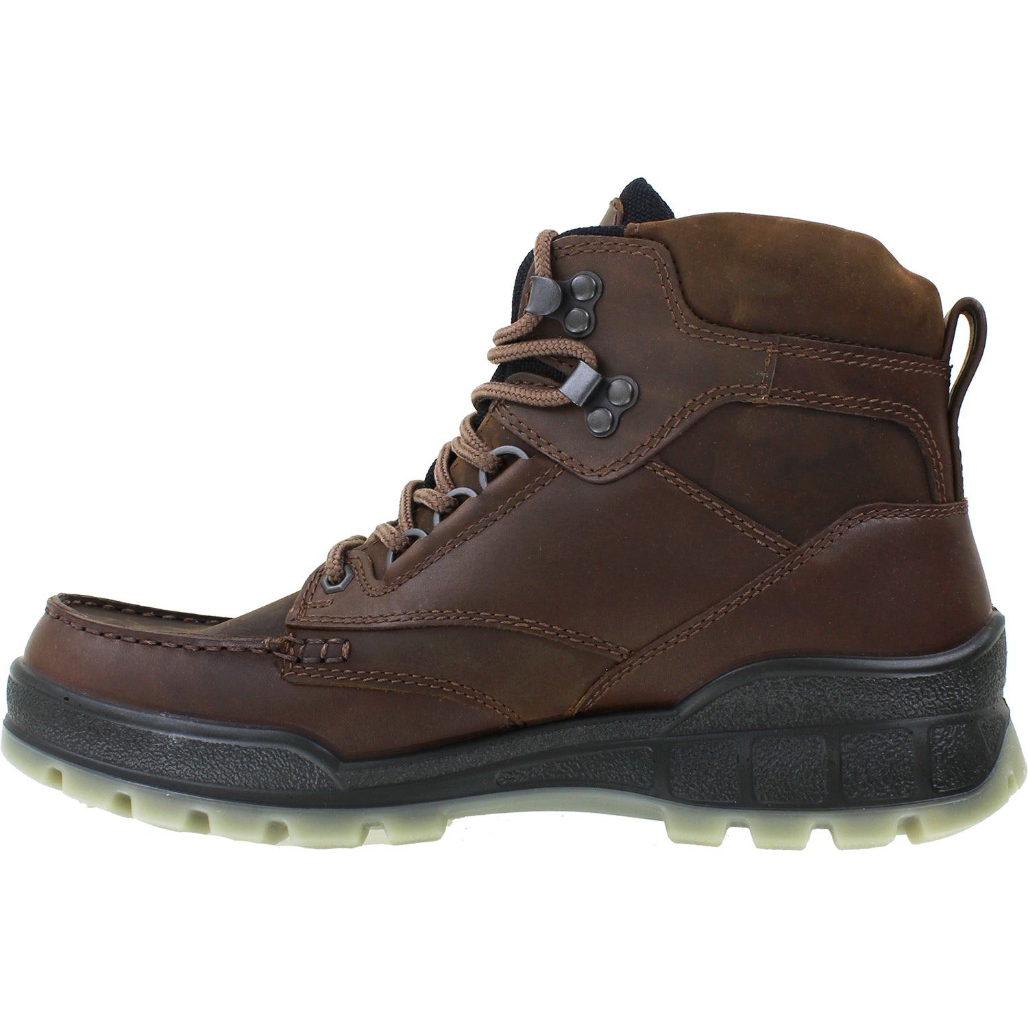 Mens Ecco Men's Ecco Track 25 High GTX Bison Leather/Nubuck Bison Leather/Nubuck