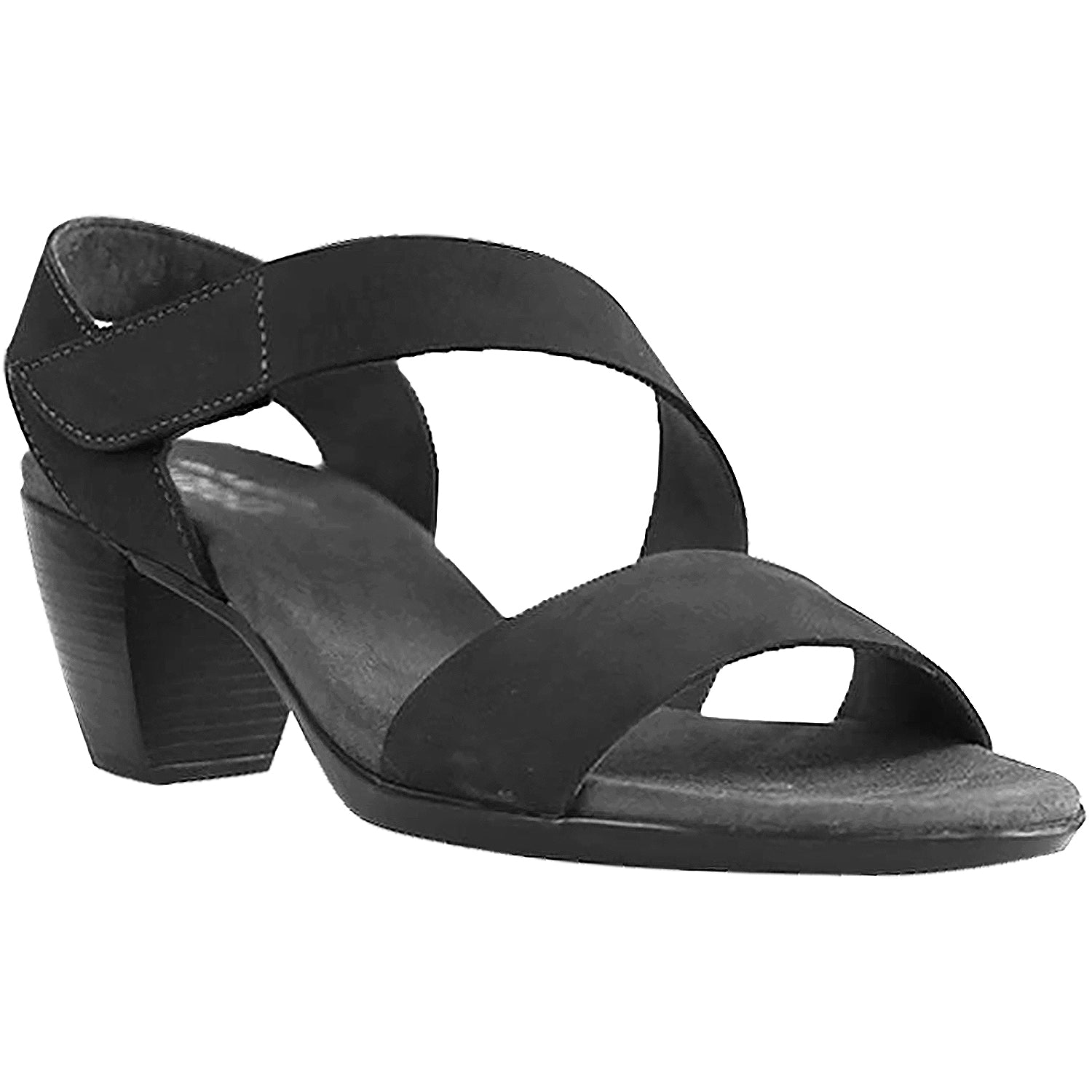 Womens Munro Women's Munro Lucia Black Nubuck Black Nubuck
