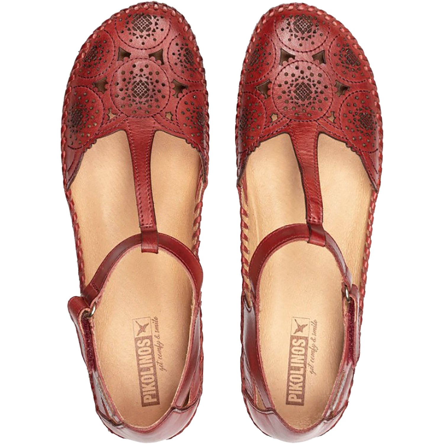 Womens Pikolinos Women's Pikolinos P. Vallarta 655-0734 Sandia Leather Sandia Leather