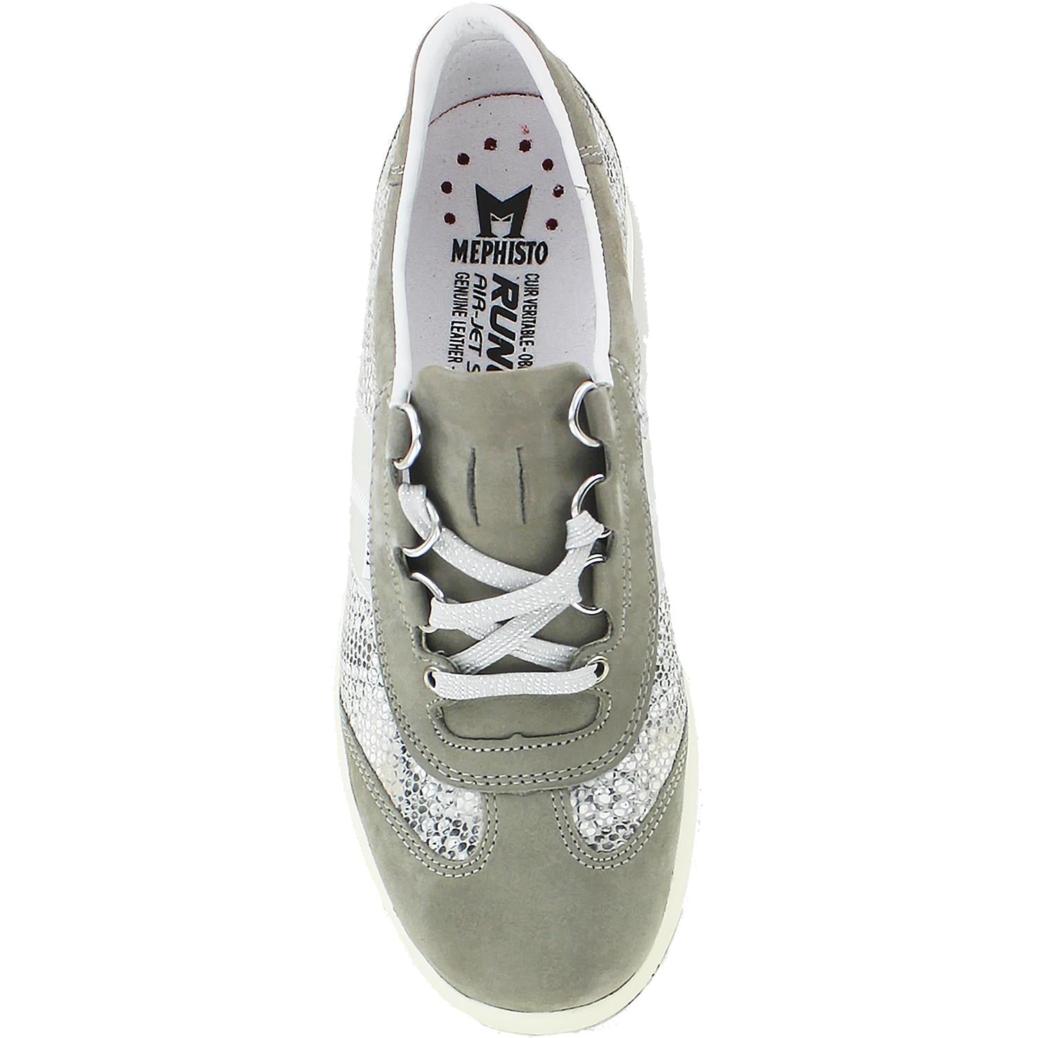 Womens Mephisto Women's Mephisto Laser Light Grey/Sand Boa/Nickel Nubuck Light Grey/Sand Boa/Nickel Nubuck