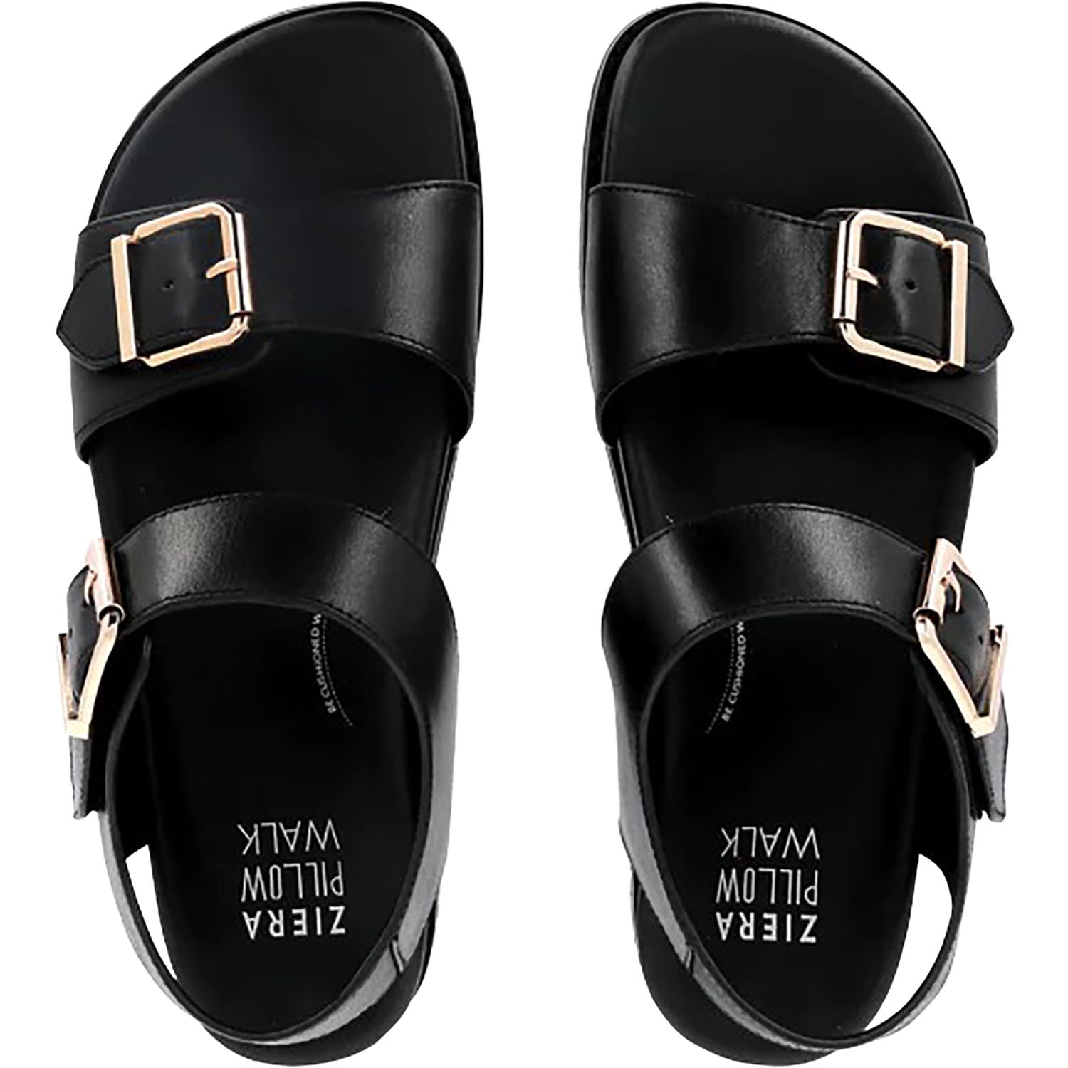 Womens Ziera Women's Ziera Hastice Black Leather Black Leather