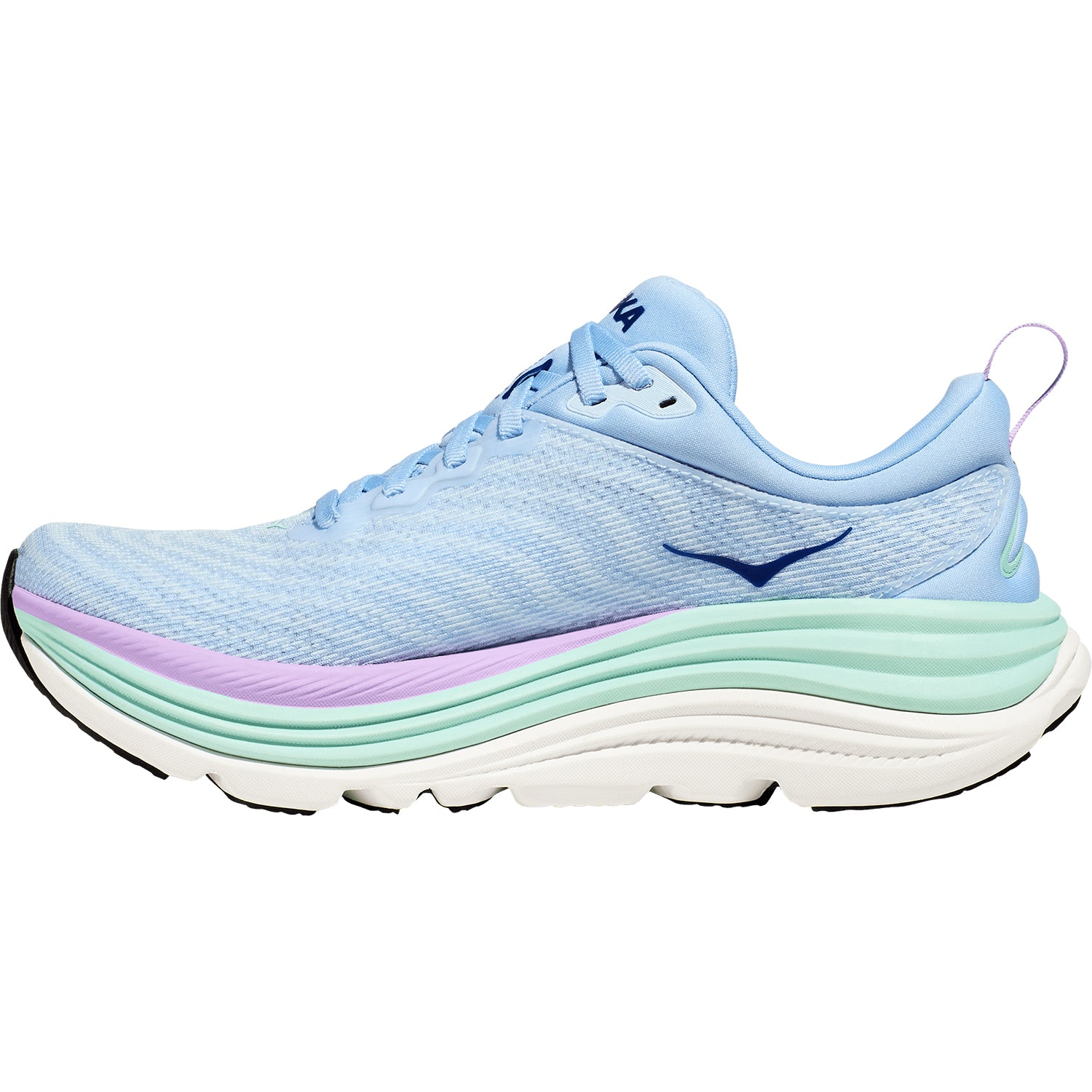 Womens Hoka one one Women's Hoka Gaviota 5 Airy Blue/Sunlit Ocean Mesh Airy Blue/Sunlit Ocean Mesh