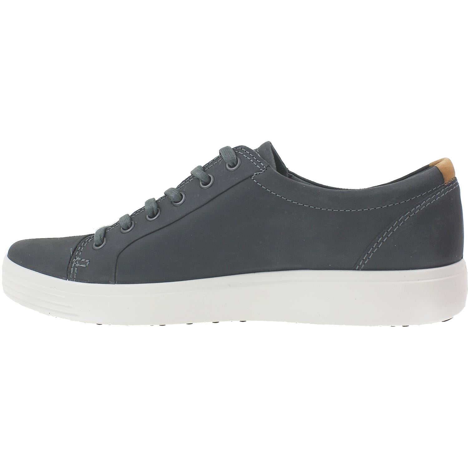 Mens Ecco Men's Ecco Soft 7 Sneaker Titanium Nubuck Titanium Nubuck