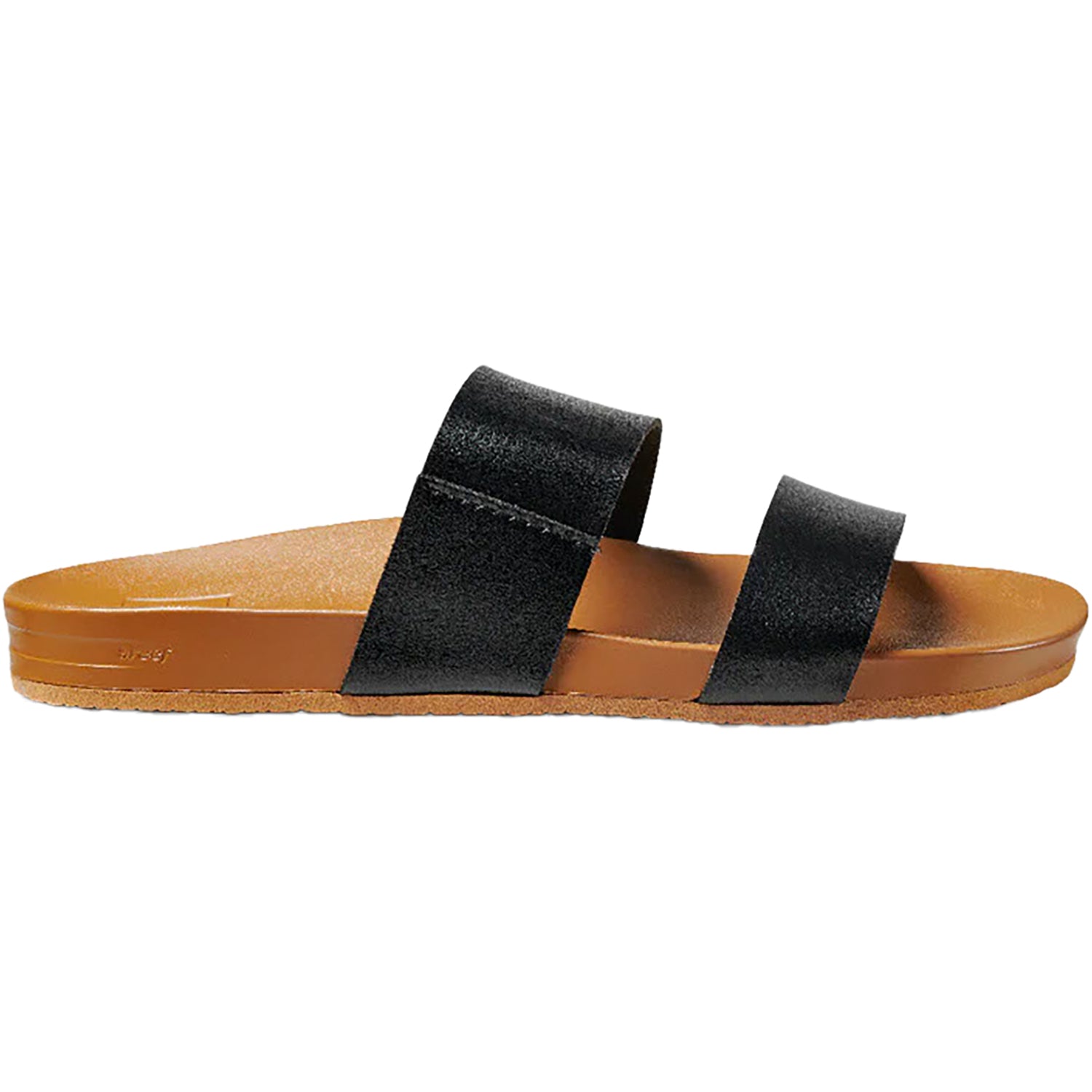Womens Reef Women's Reef Cushion Vista Black/Natural Synthetic Black/Natural Synthetic