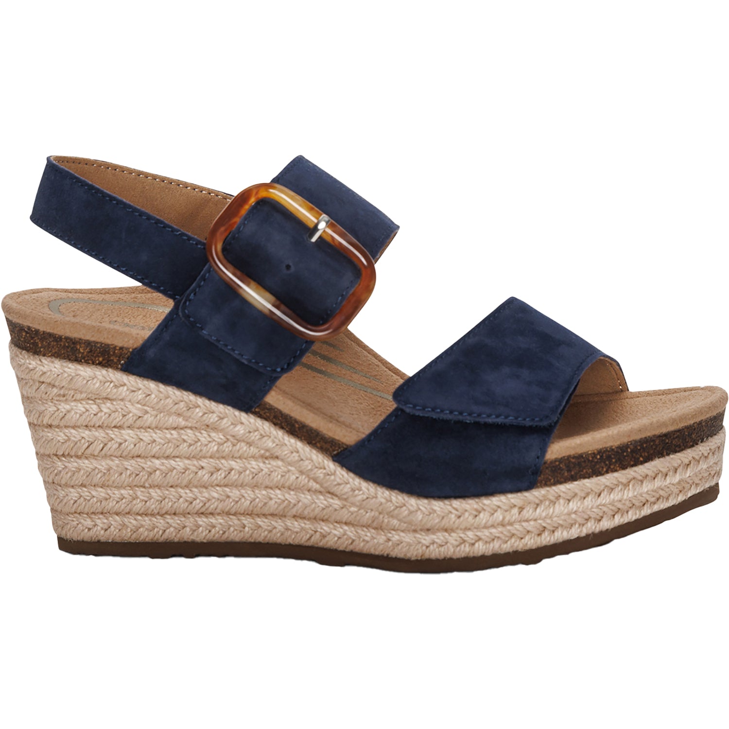 Womens Aetrex Women's Aetrex Ashley Navy Leather Navy Leather