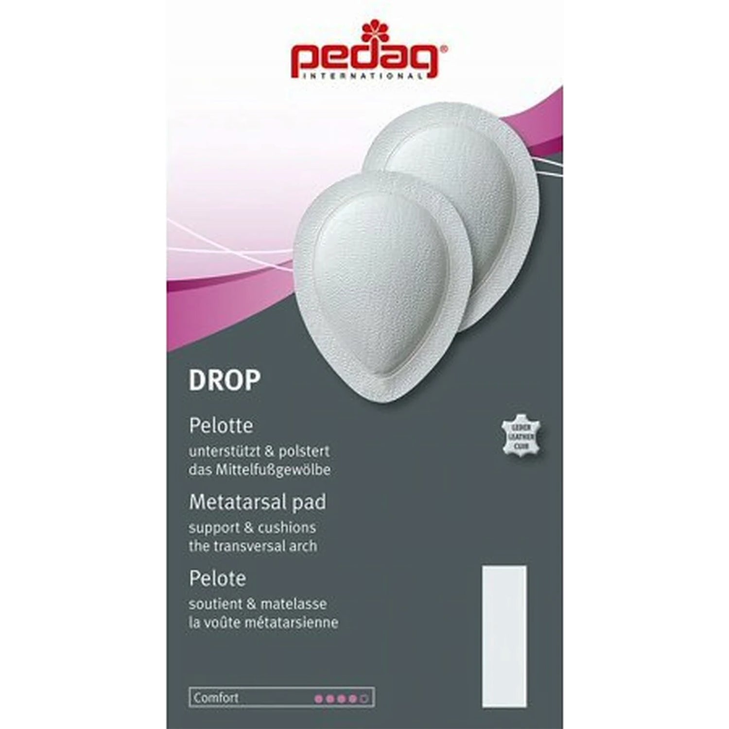 Unisex Pedag Unisex Pedag Drop Metatarsal Arch Inserts White