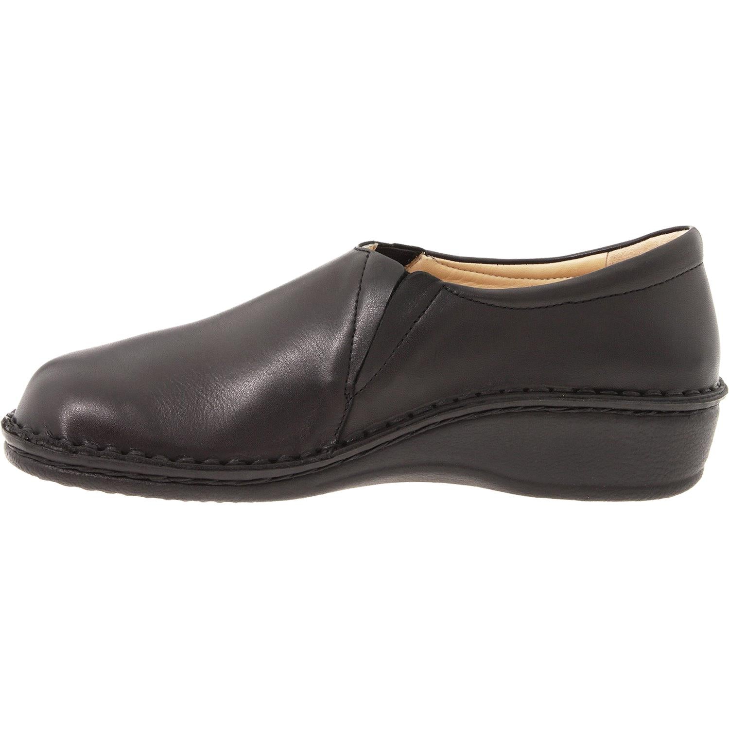 Womens Finn comfort Women's Finn Comfort Newport Black Nappa Leather Black Nappa Leather