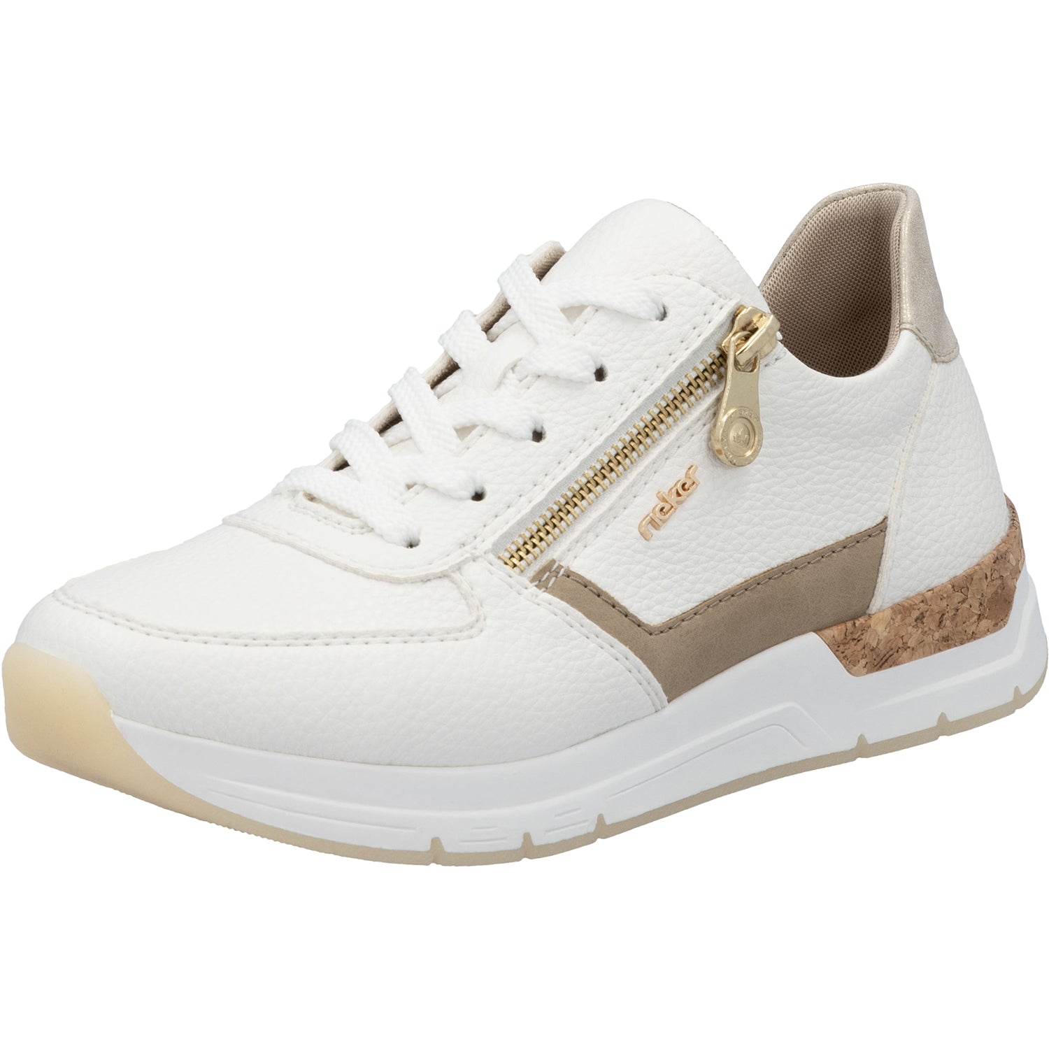 Womens Rieker Women's Rieker 58902-80 Weiss/Porzellan/Muschel Synthetic Weiss/Porzellan/Muschel Synthetic