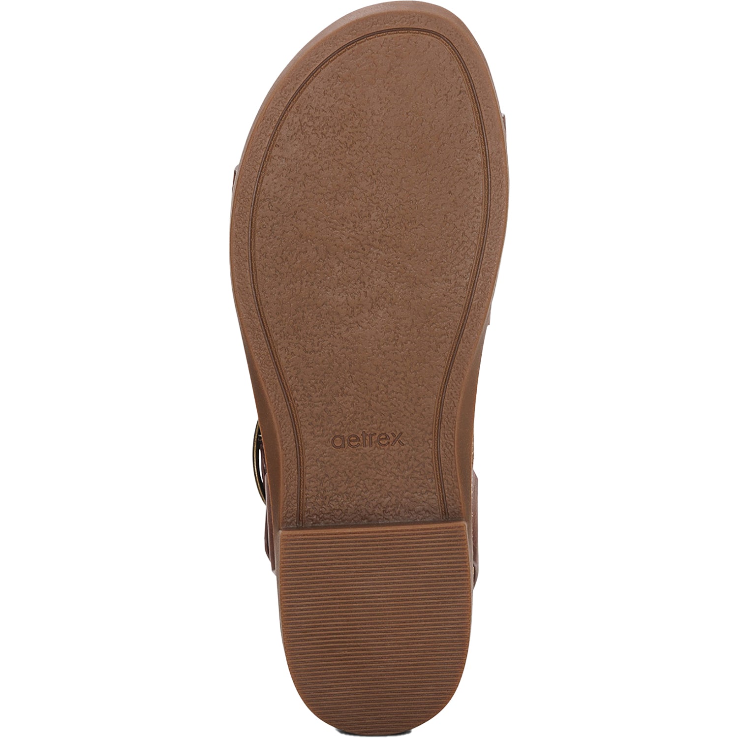 Womens Aetrex Women's Aetrex Tamara Walnut Leather Walnut Leather