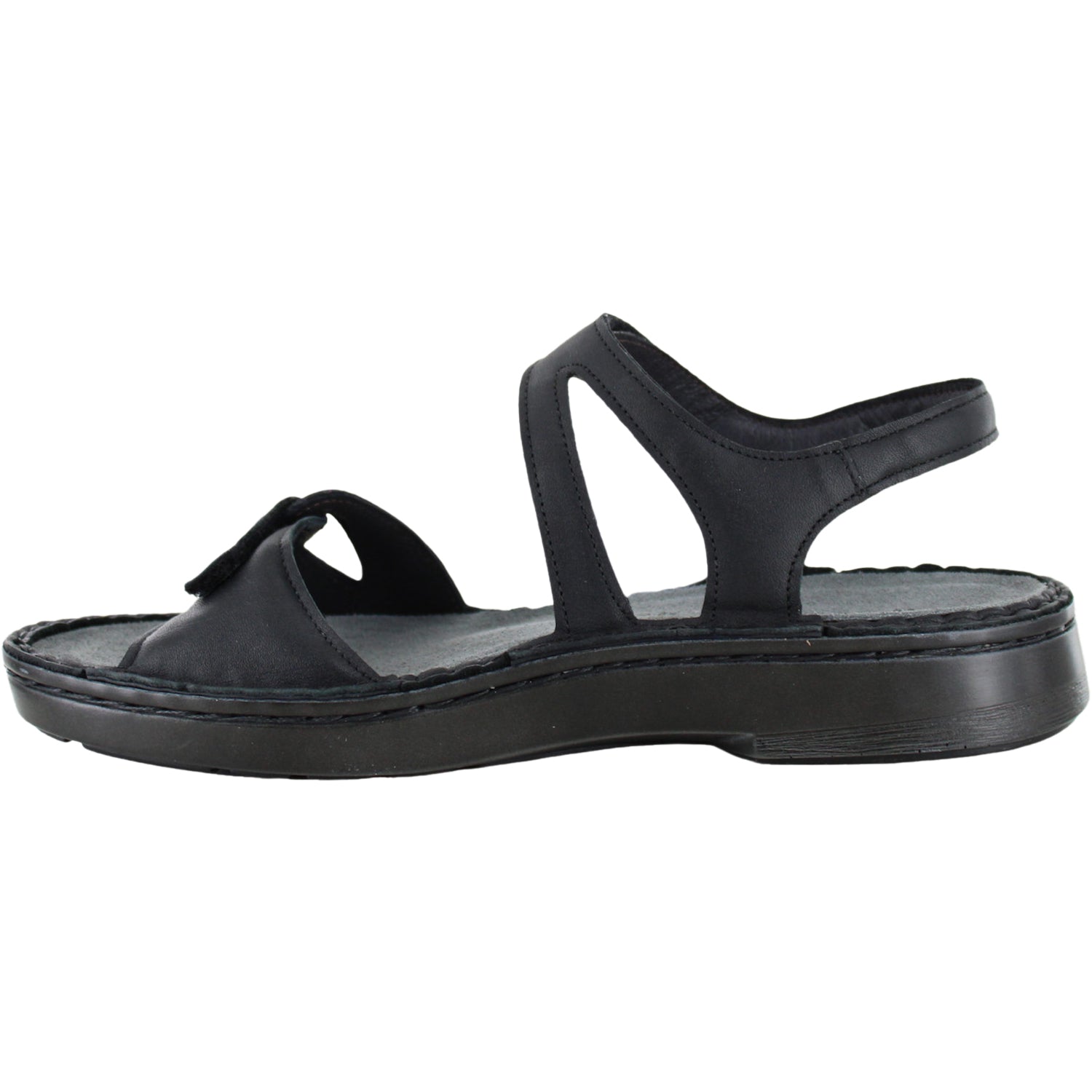 Womens Naot Women's Naot Evora Jet Black Leather Jet Black