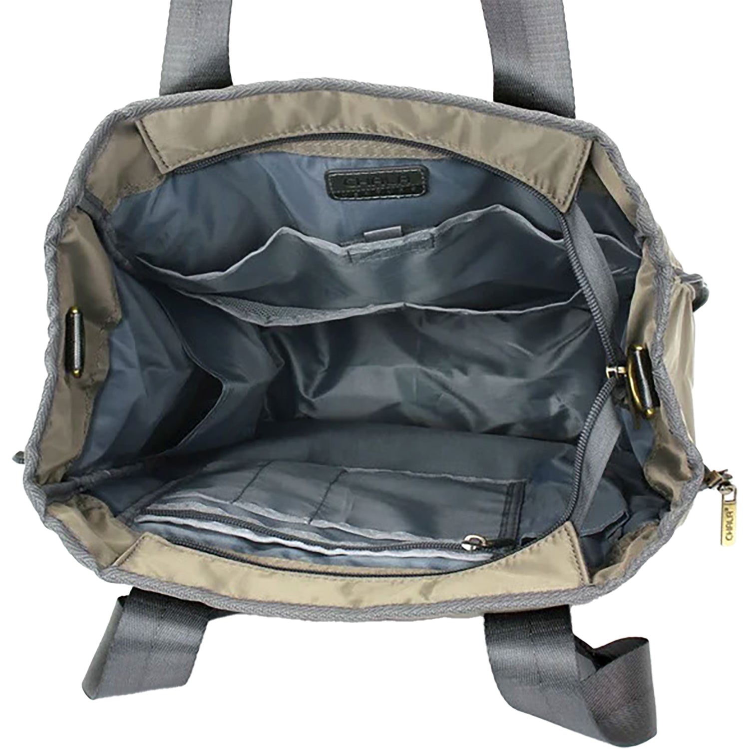 Chala Chala Bird CV-Venture Zip-Around Tote Grey Synthetic Grey Synthetic