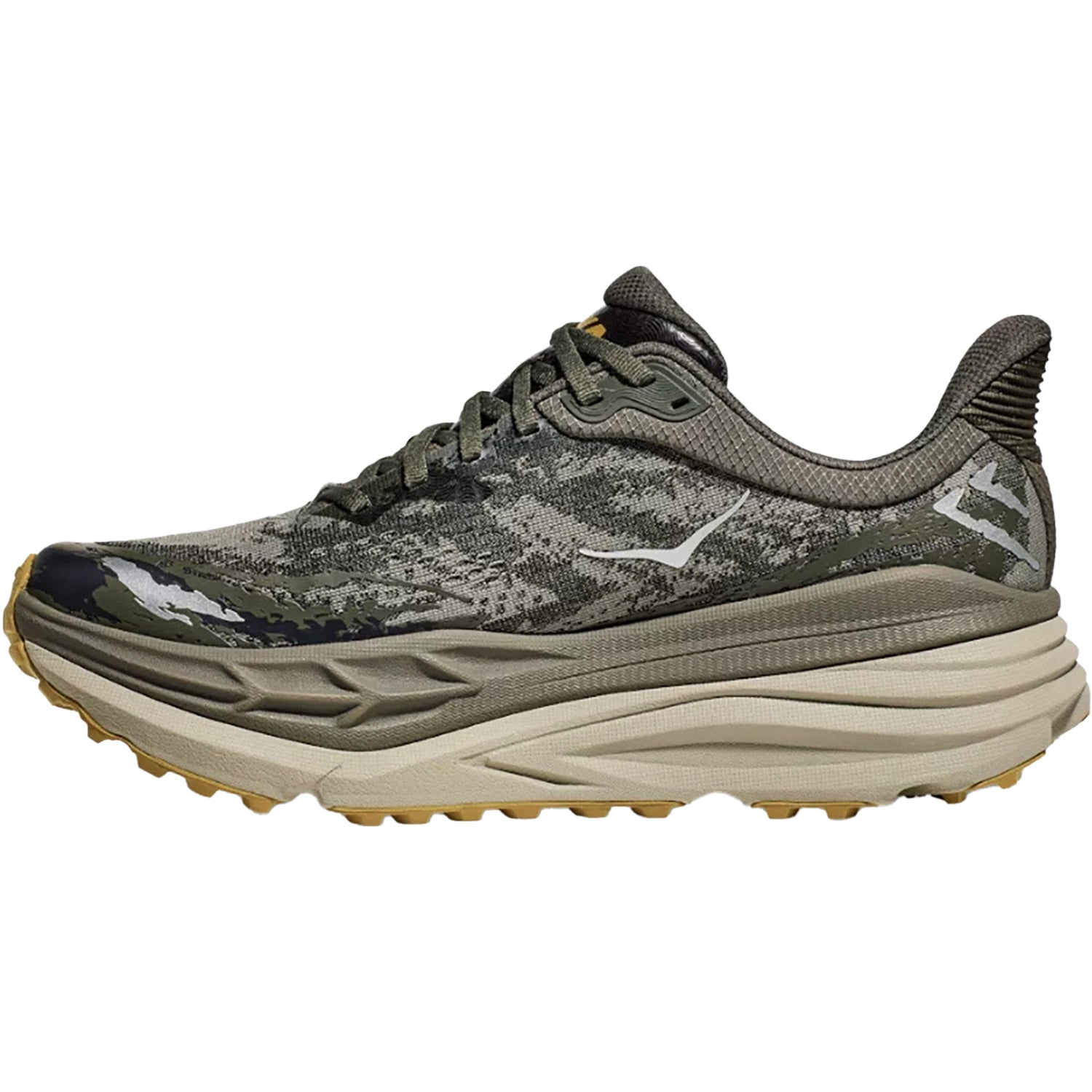 Mens Hoka one one Men's Hoka Stinson ATR 7 Olive Haze/Forest Cover Mesh Olive Haze/Forest Cover
