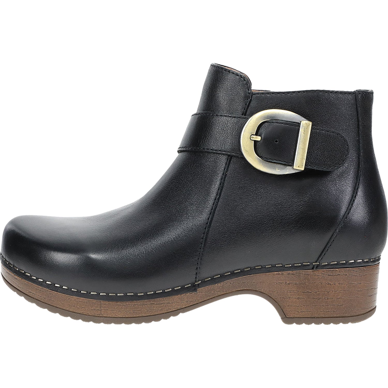 Womens Dansko Women's Dansko Brennan Black Calf Leather Black Calf Leather