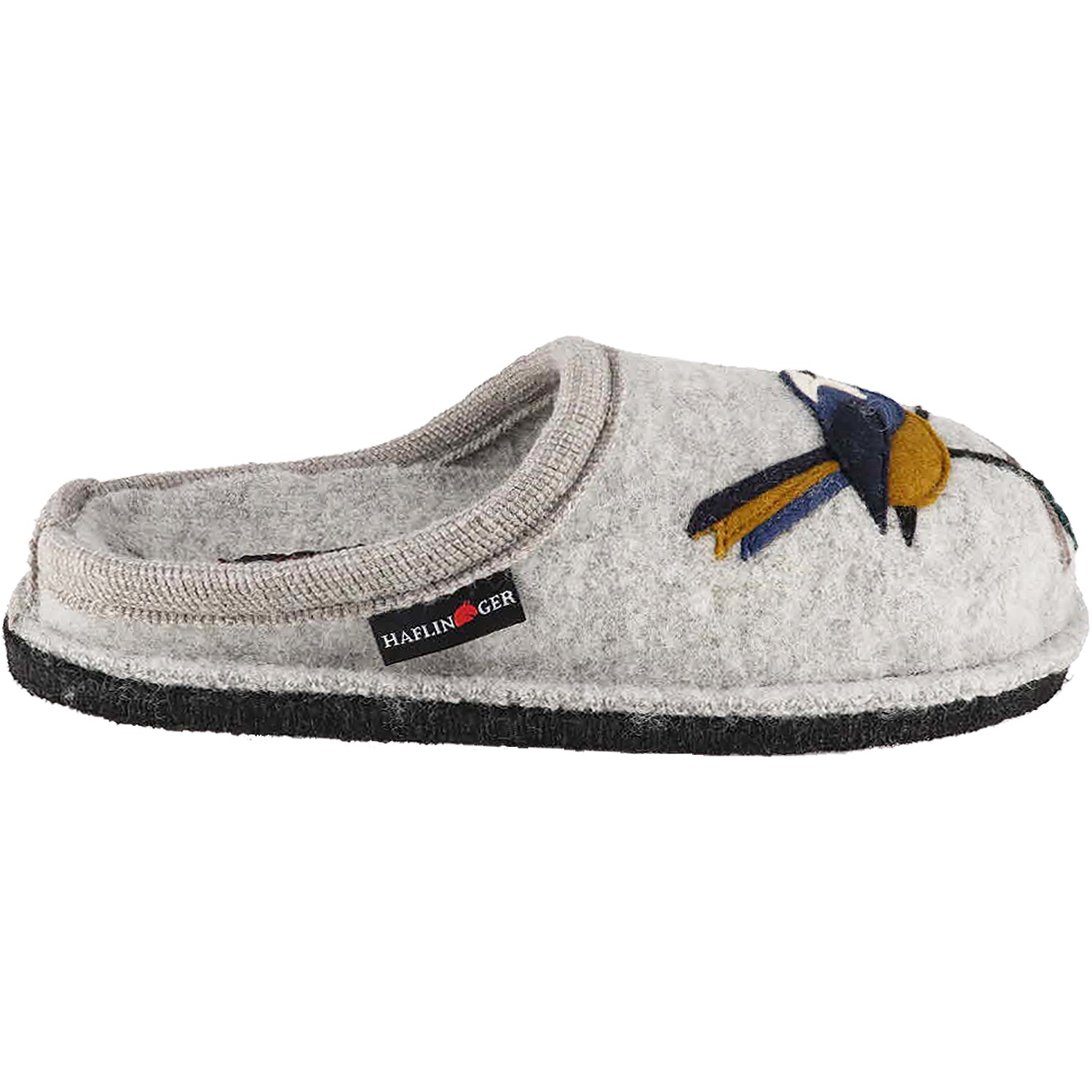 Womens Haflinger Women's Haflinger Songbird Silver Grey Wool Silver Grey Wool