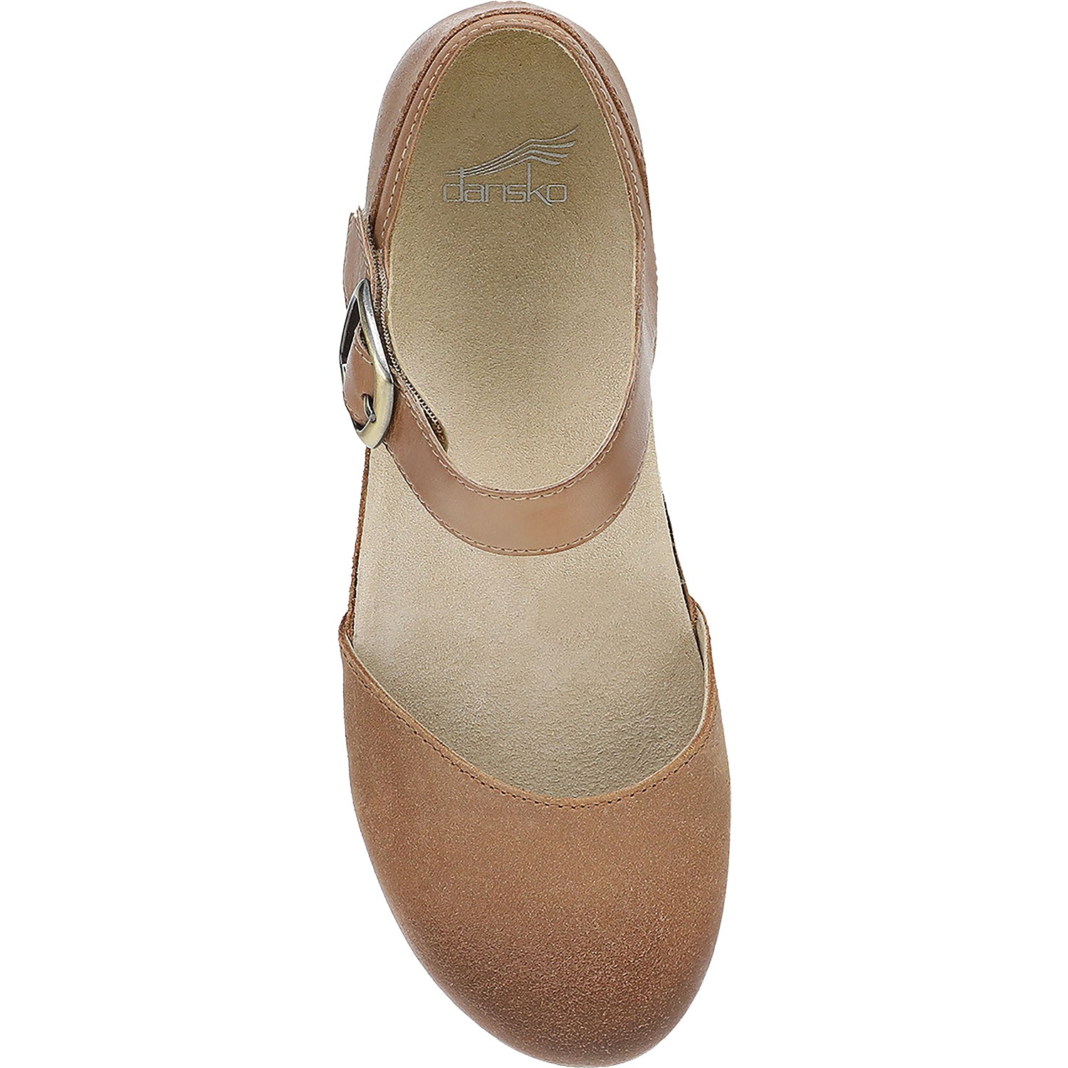 Womens Dansko Women's Dansko Mae Tan Burnished Suede Tan Burnished Suede