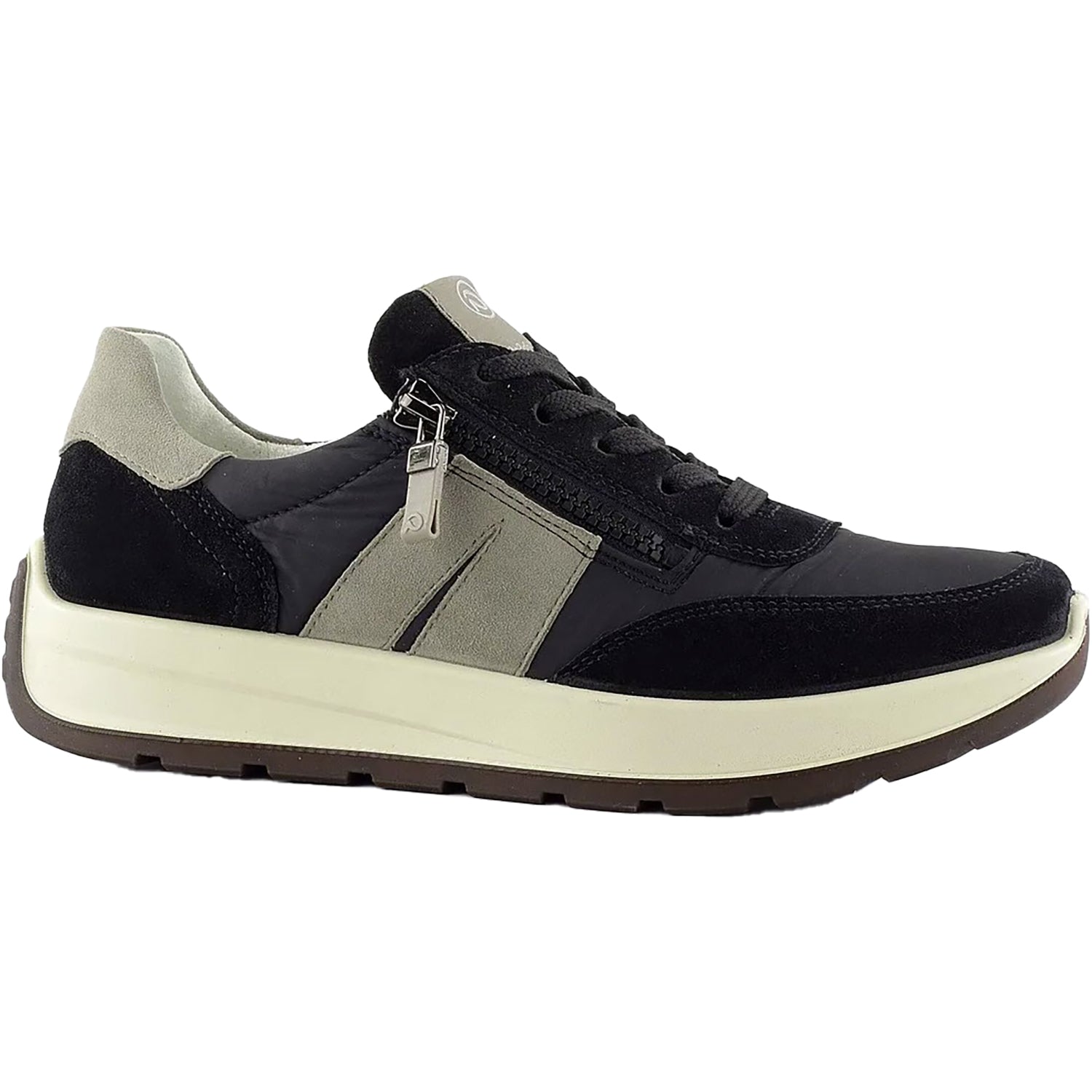 Womens Ara shoes Women's Ara Nerine Black/Moon Suede Black/Moon Suede