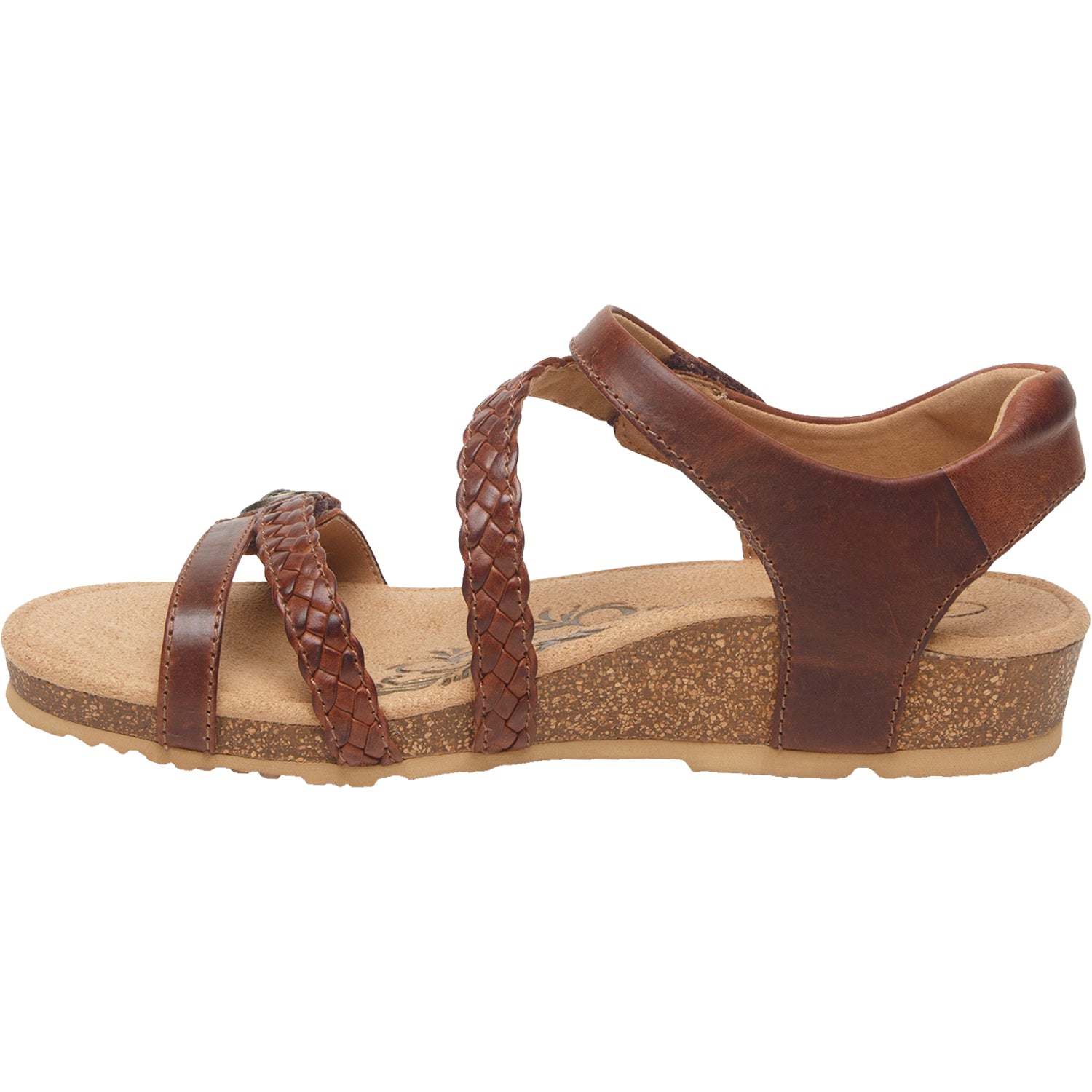 Womens Aetrex Women's Aetrex Jillian Walnut Leather Walnut Leather