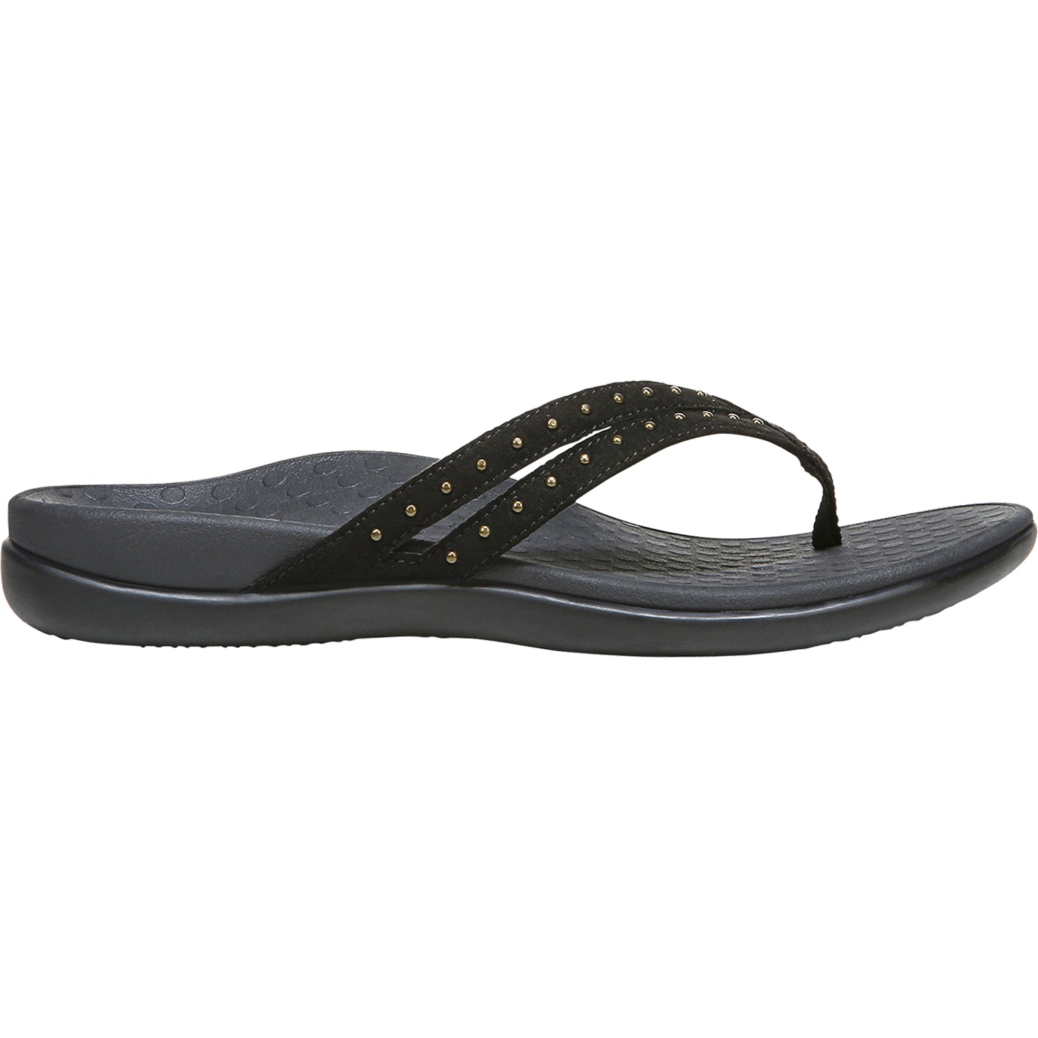 Womens Vionic Women's Vionic Tasha Black Microfiber Black Microfiber