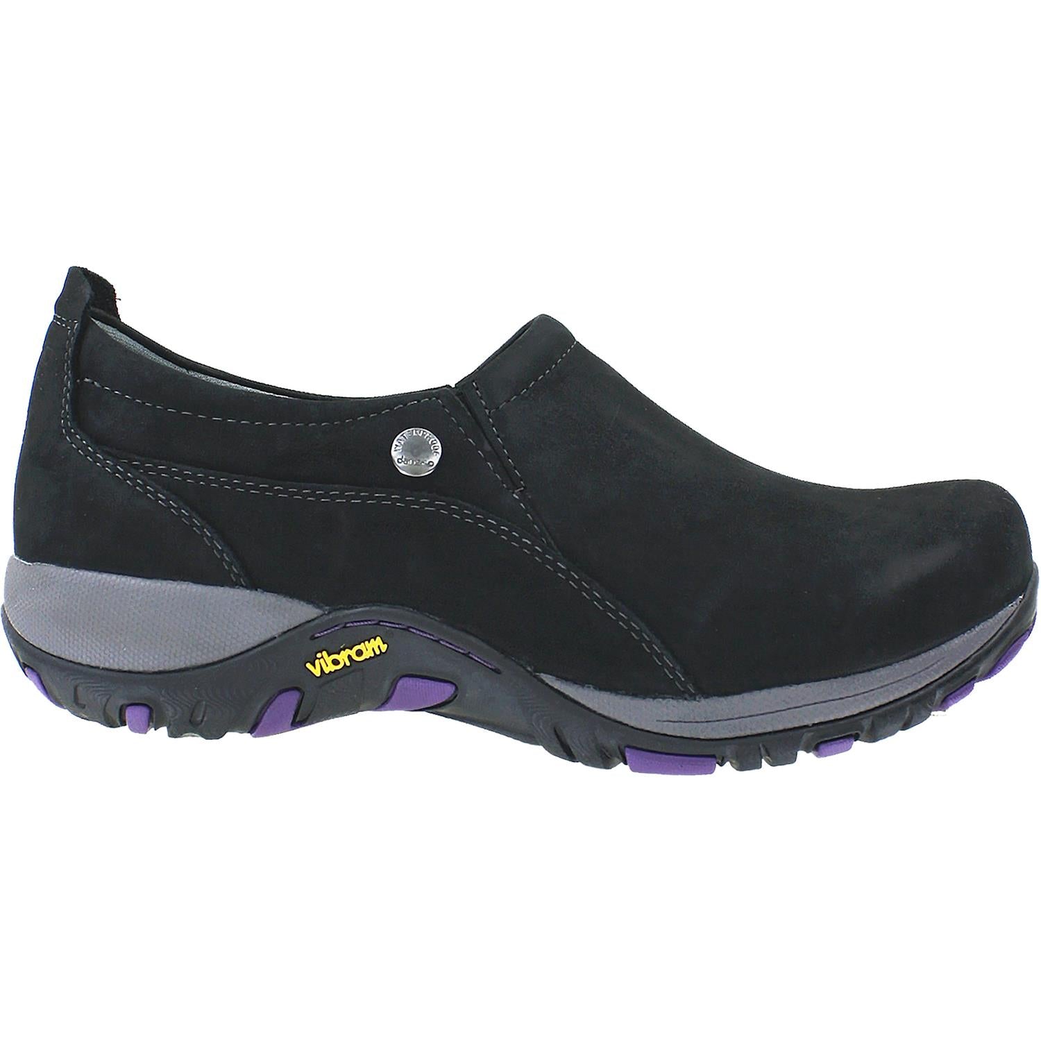Womens Dansko Women's Dansko Patti Black Milled Nubuck Black Milled Nubuck