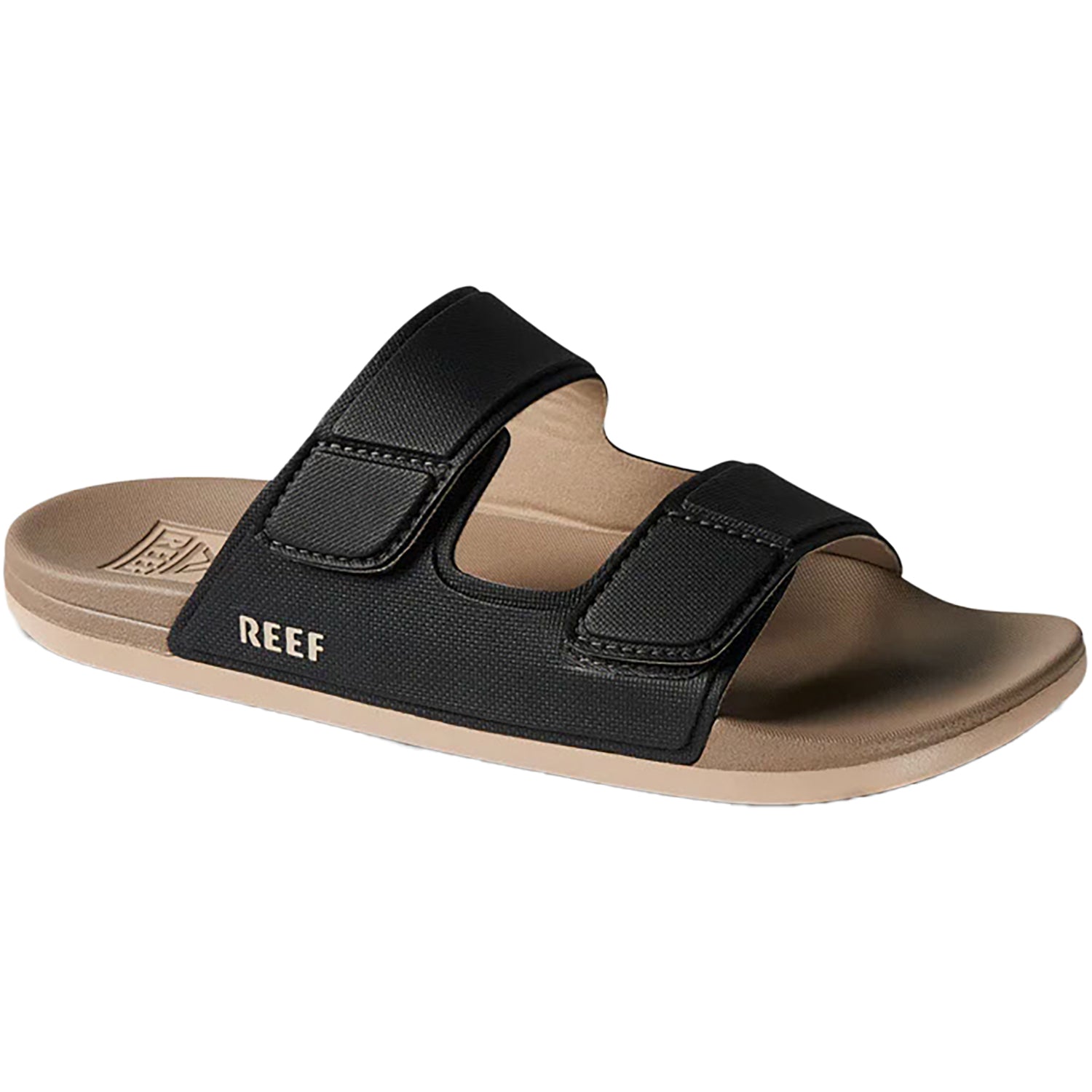 Mens Reef Men's Reef Cushion Tradewind Black/Fossil Synthetic Black/Fossil Synthetic
