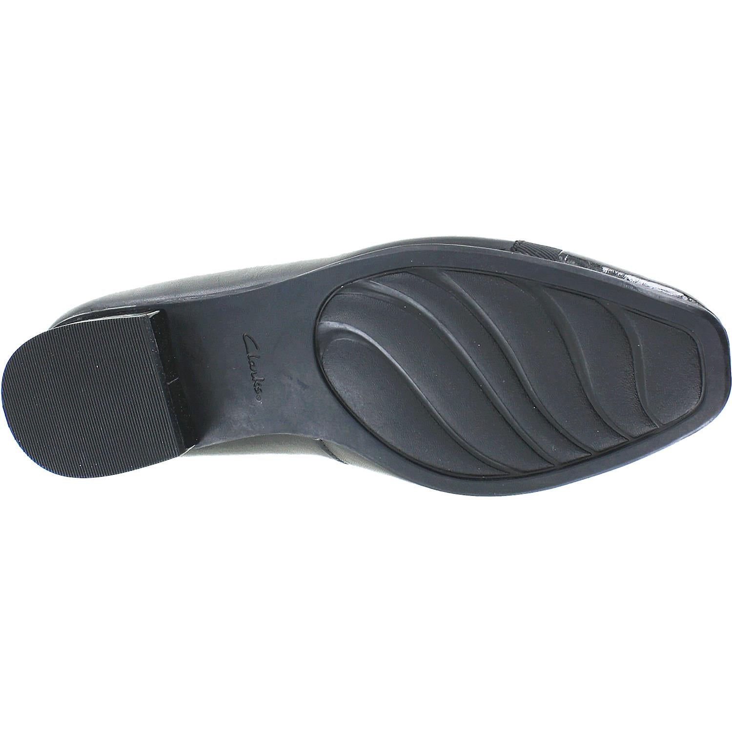 Womens Clarks Women's Clarks Keesha Rosa Black Leather Black Leather
