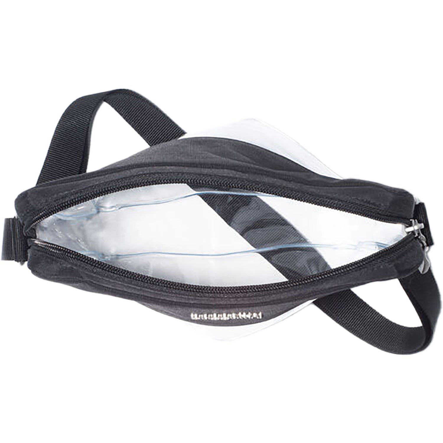 Womens Baggallini Baggallini Clear Stadium Crossbody Black Black