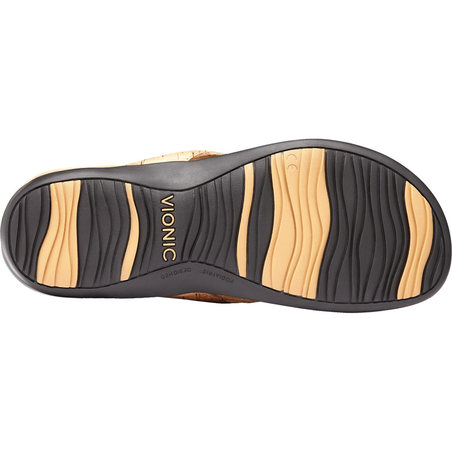 Womens Vionic Women's Vionic Bella II Gold Cork Gold Cork