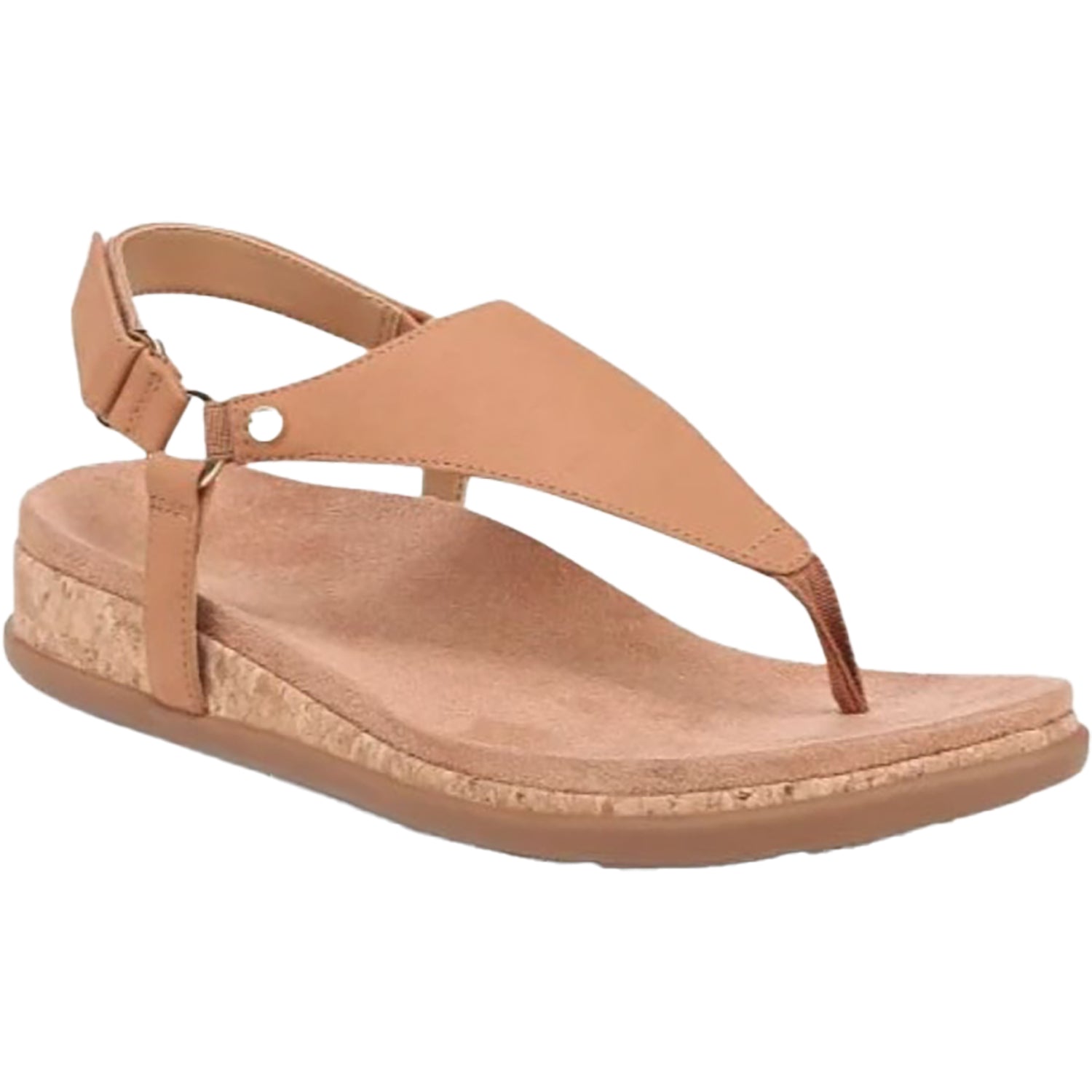 Womens Vionic Women's Vionic Kirra II Camel Nubuck Leather Camel Nubuck