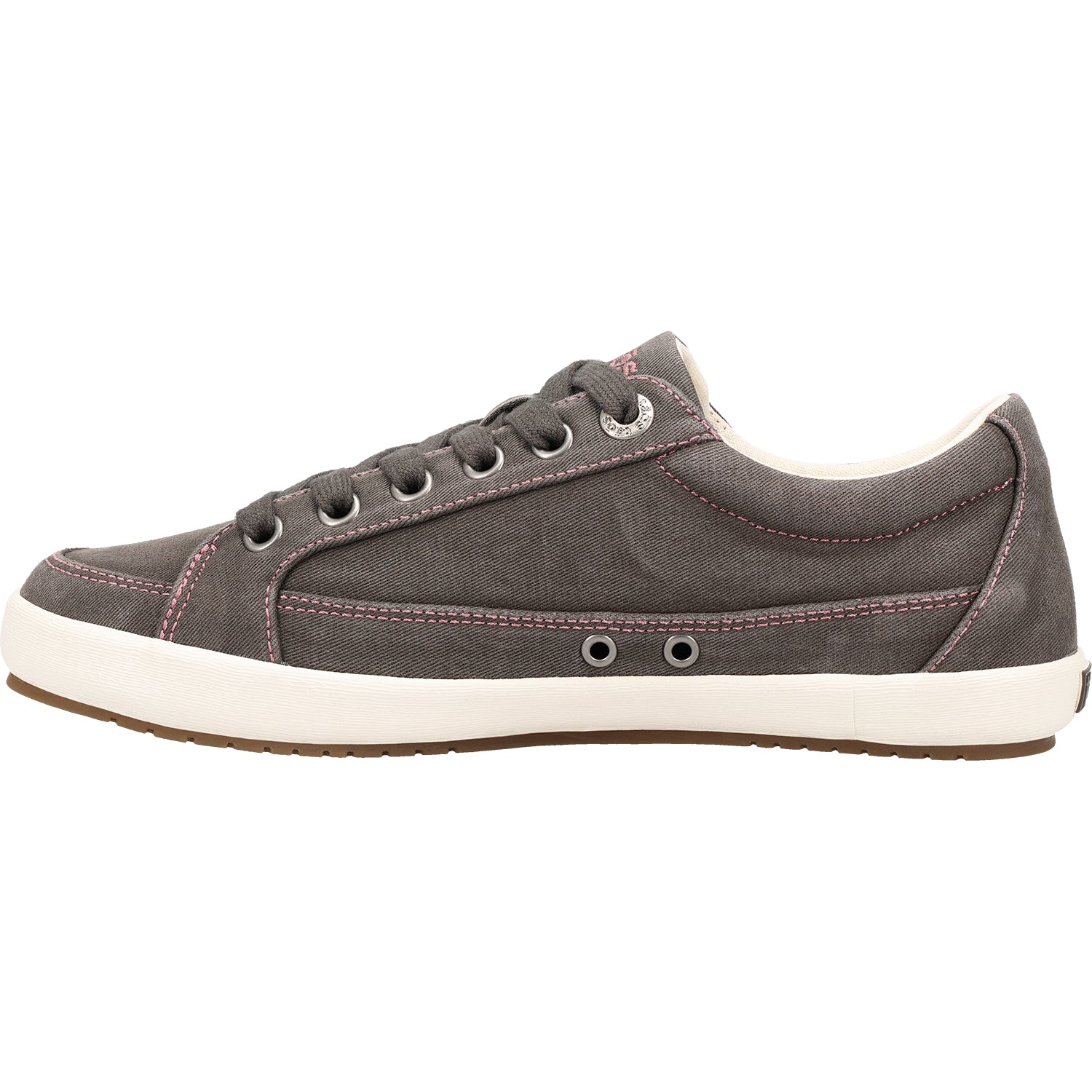Womens Taos Women's Taos Moc Star 2 Graphite Vintage Canvas Graphite Vintage Canvas