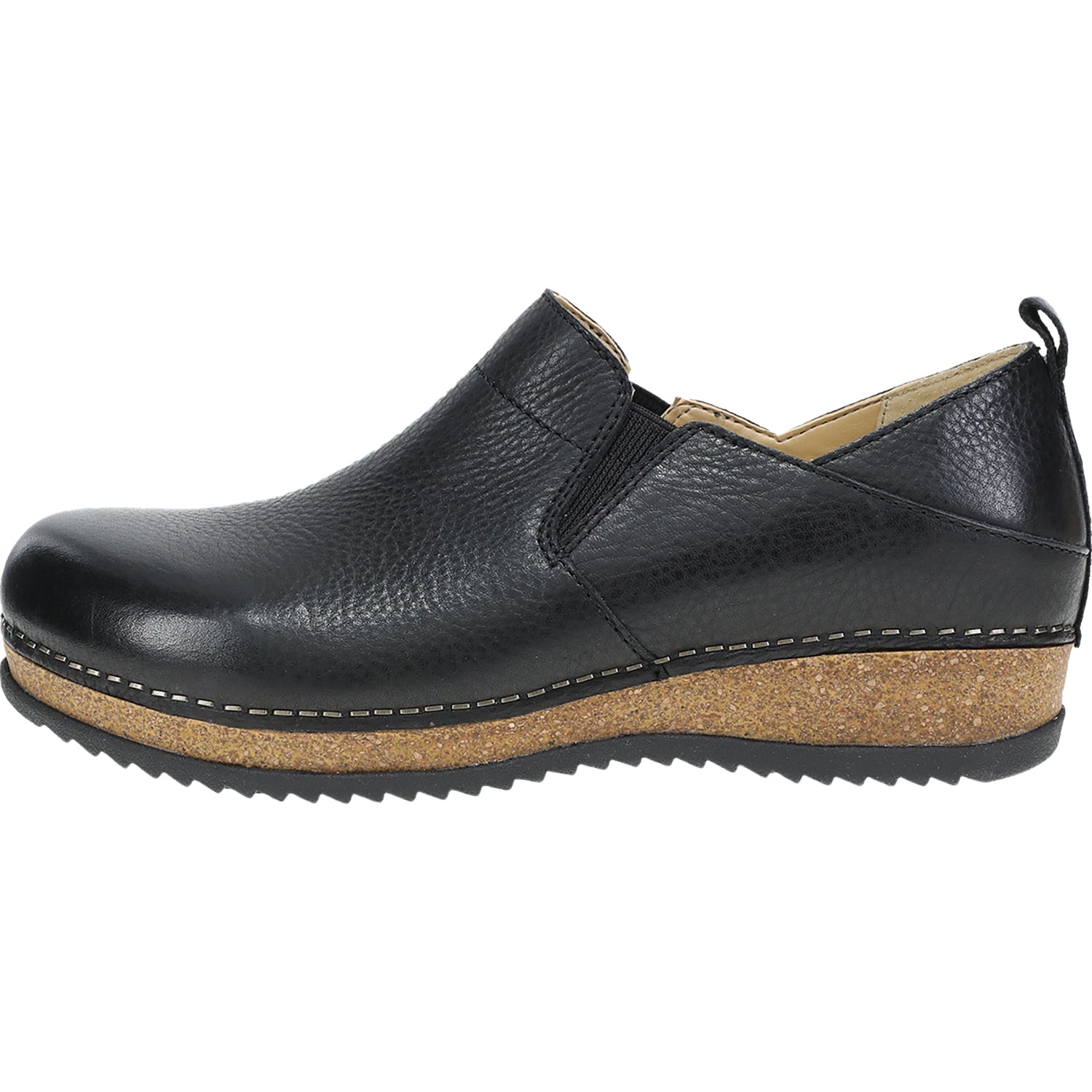 Womens Dansko Women's Dansko Meara Black Waxy Milled Leather Black Waxy Milled Leather