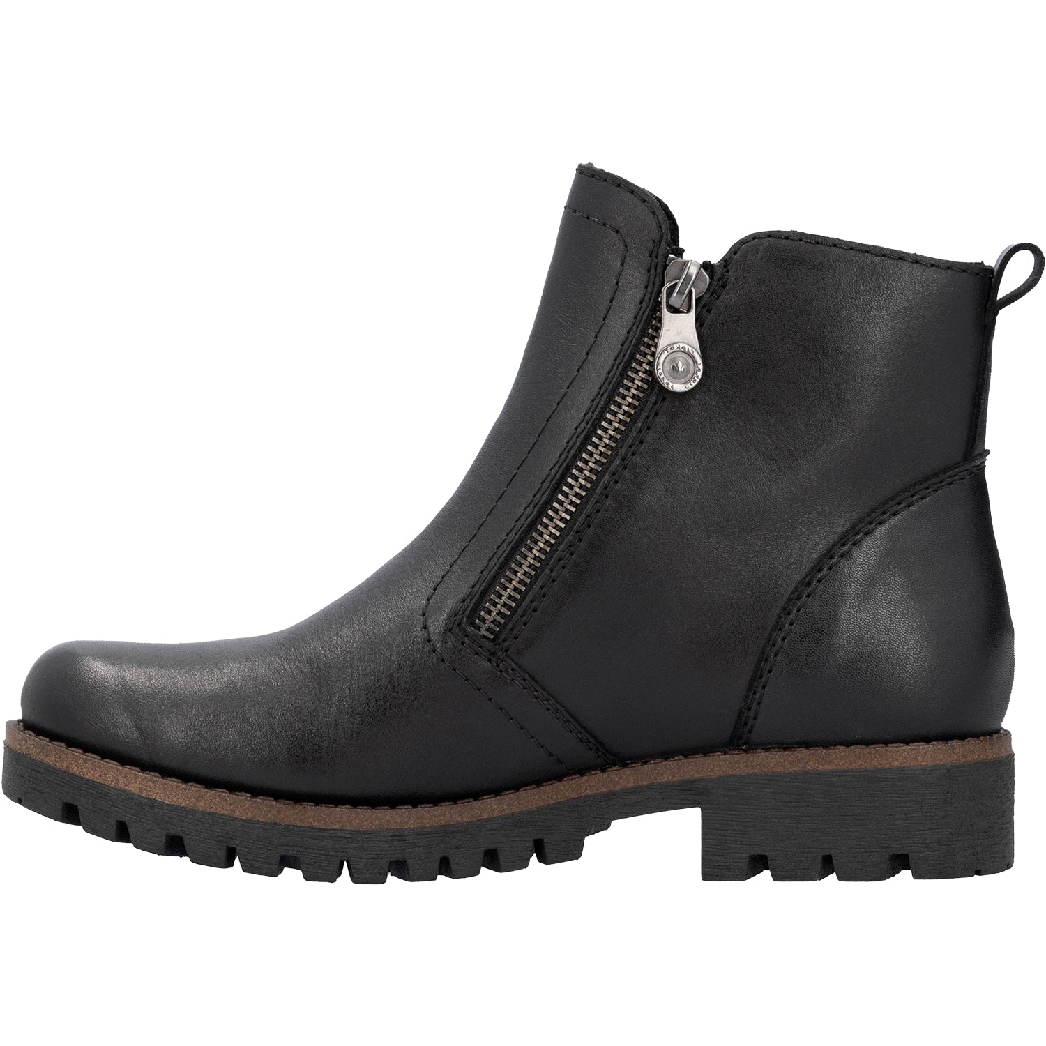 Womens Rieker Women's Rieker 78556-00 Black/Black Leather Black/Black Leather