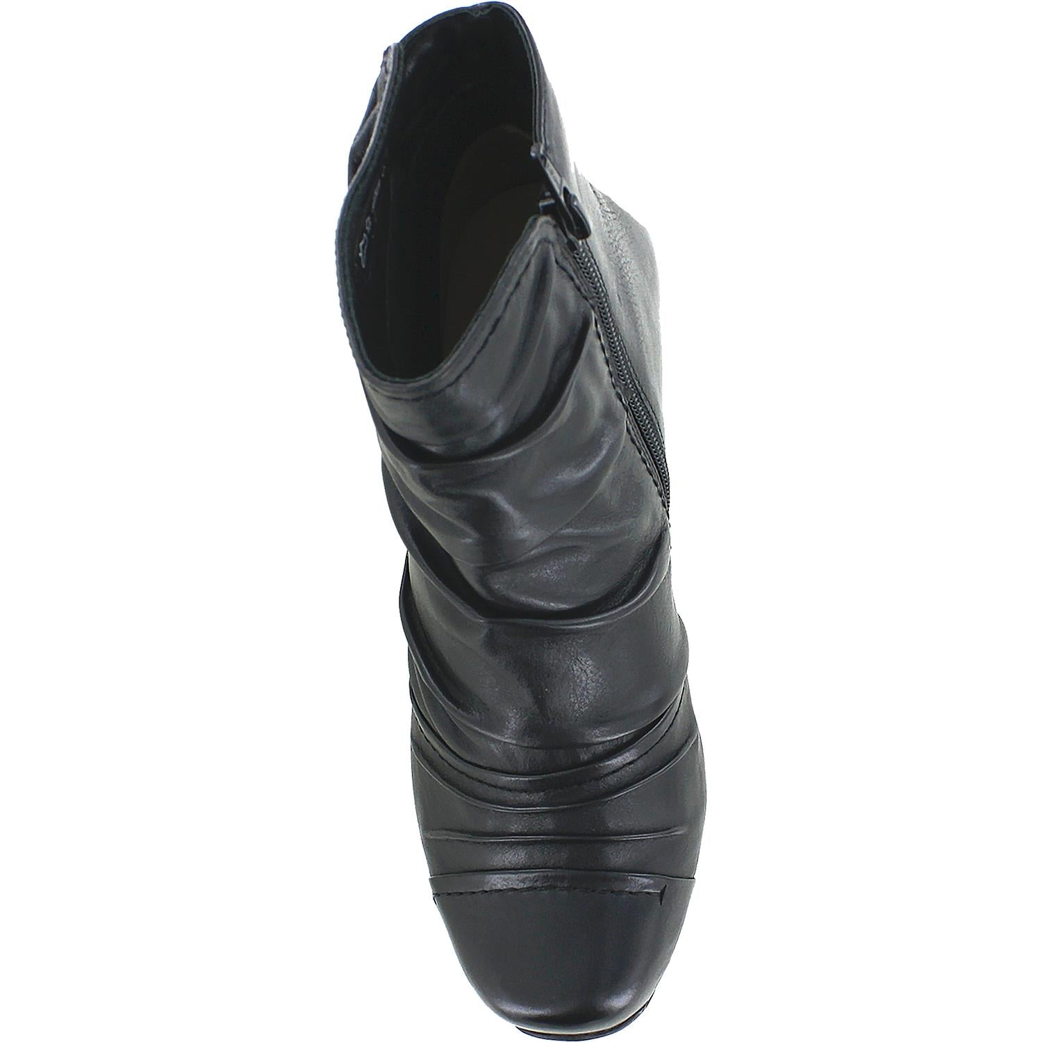 Womens Ziera Women's Ziera Crystal Black Leather Black Leather