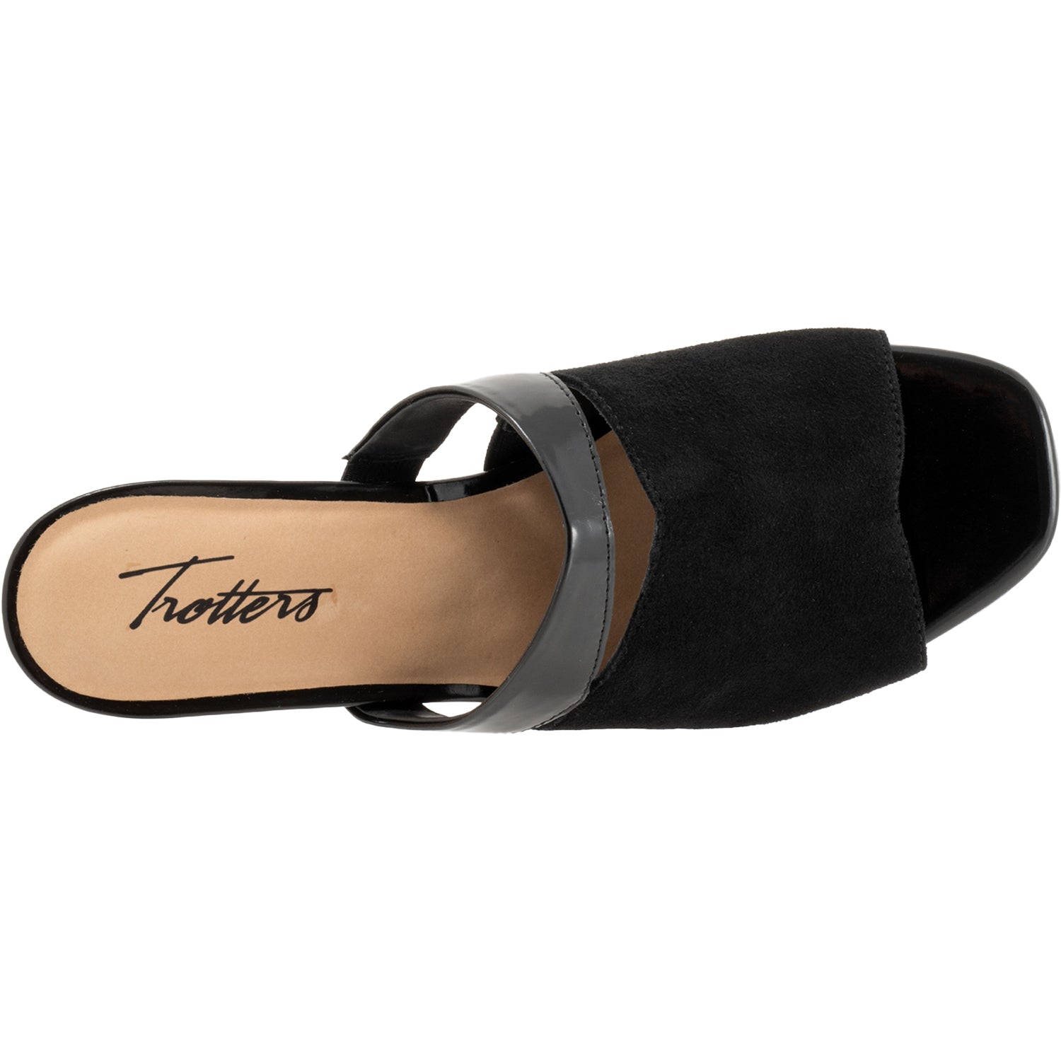 Womens Trotters Women's Trotters Ninette Black Suede Black Suede
