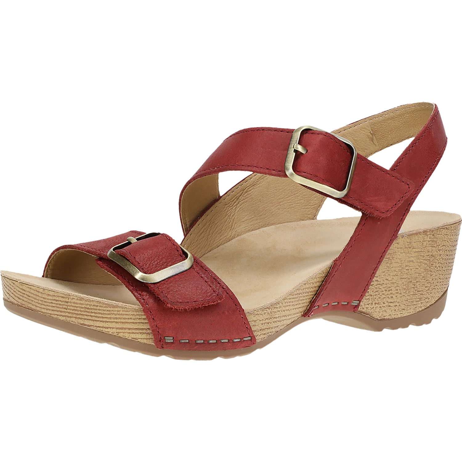 Womens Dansko Women's Dansko Trinity Cayenne Burnished Nubuck Cayenne Burnished Nubuck