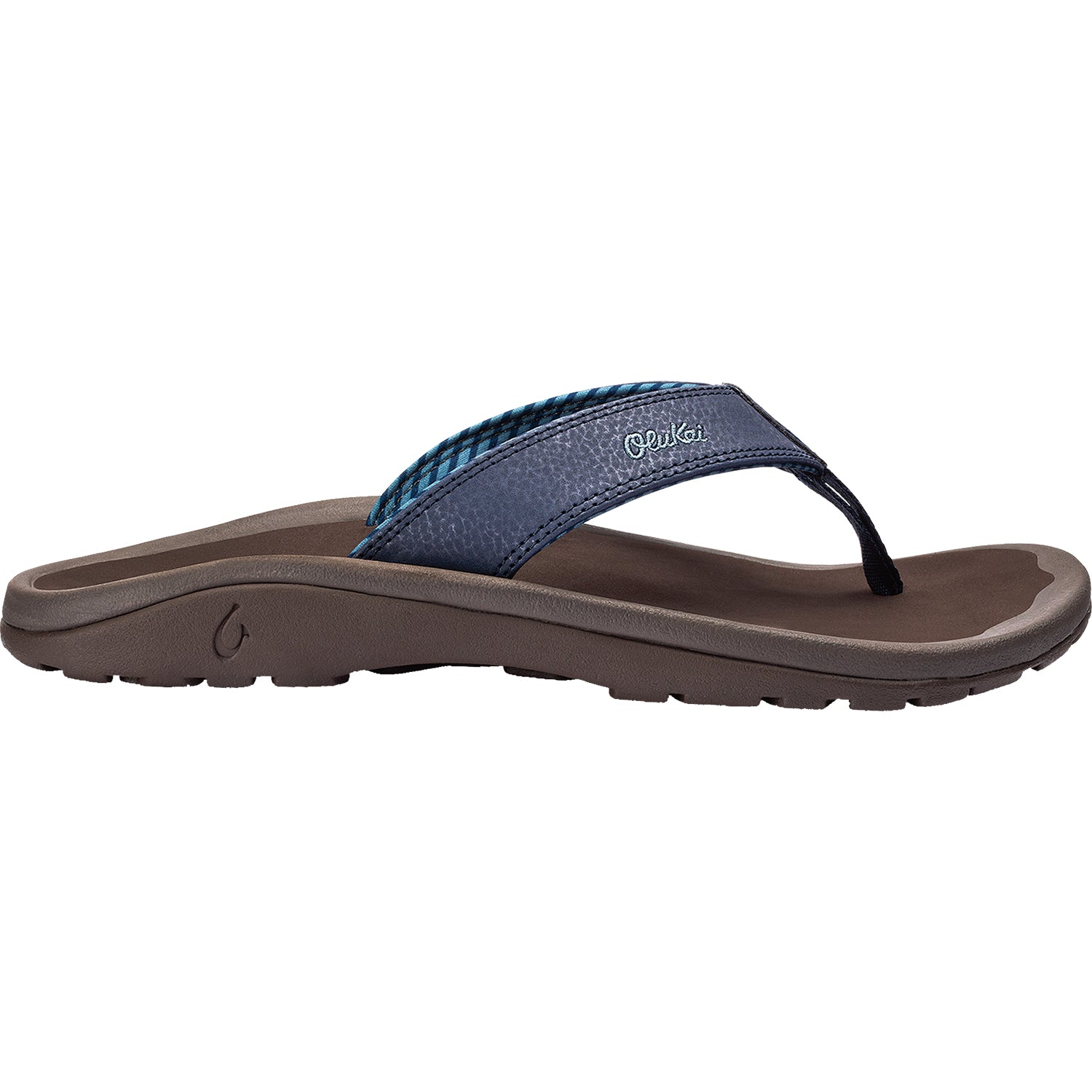 Mens Olukai Men's OluKai Ohana Blue Depth/Espresso Synthetic Blue Depth/Espresso Synthetic