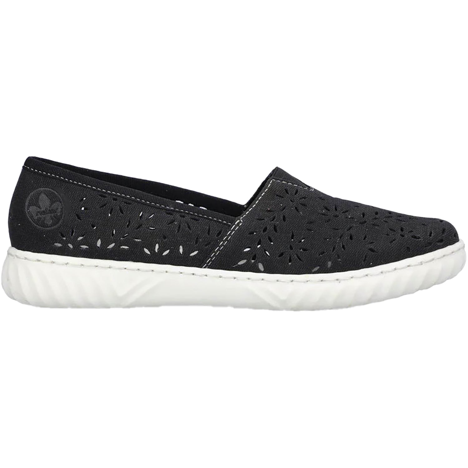 Womens Rieker Women's Rieker N0955-00 Edna 55 Black Synthetic Black Synthetic