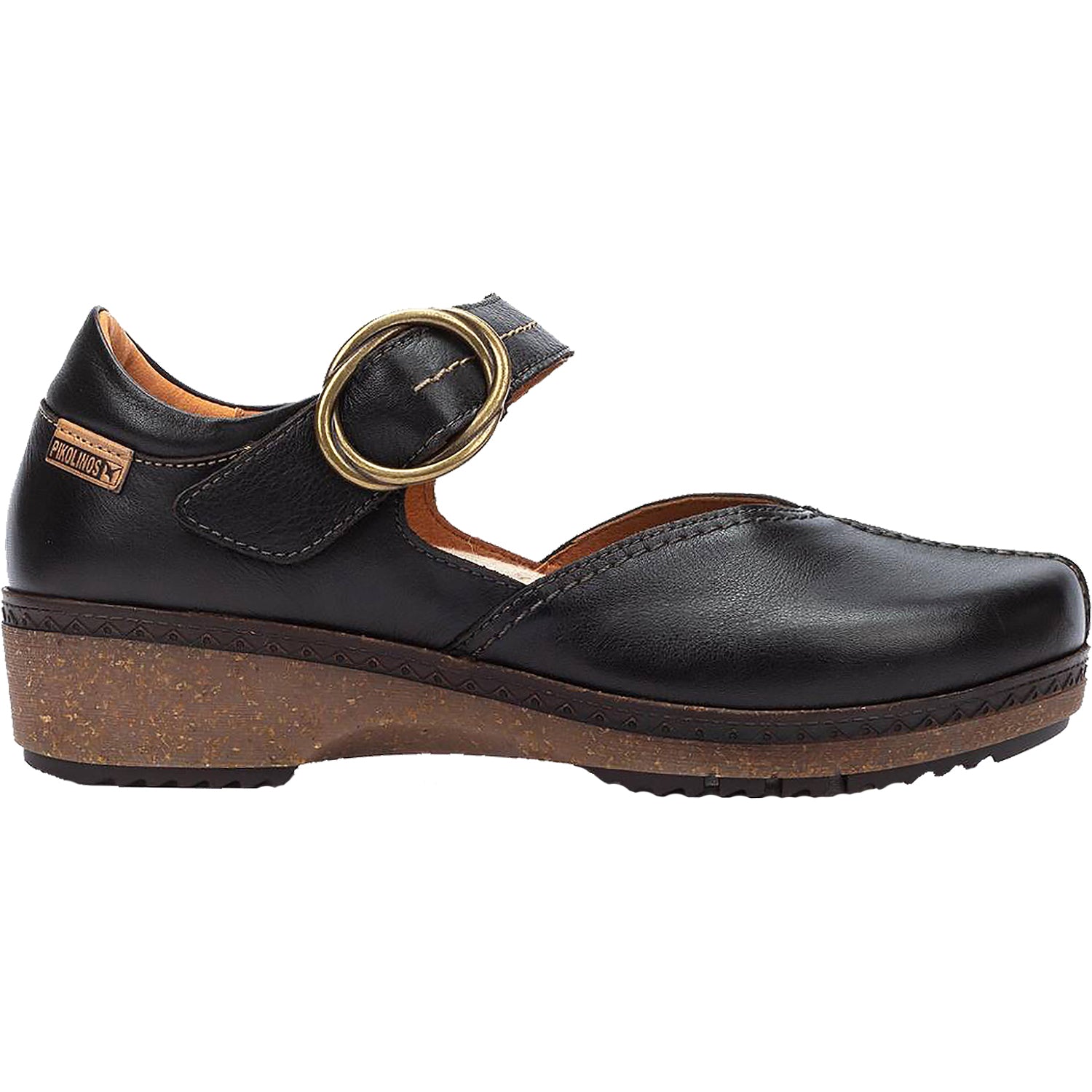 Womens Pikolinos Women's Pikolinos Granada W0W-4837 Black Leather Black Leather