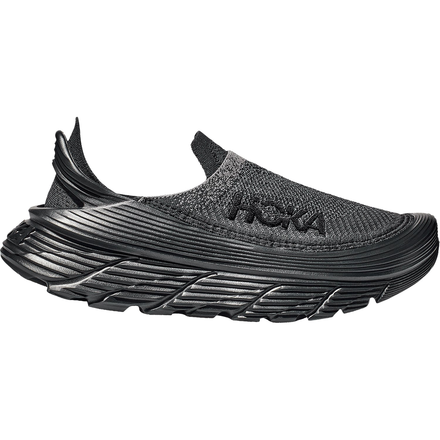 Unisex Hoka one one Unisex Hoka Restore TC Black/Black Mesh Black/Black Mesh