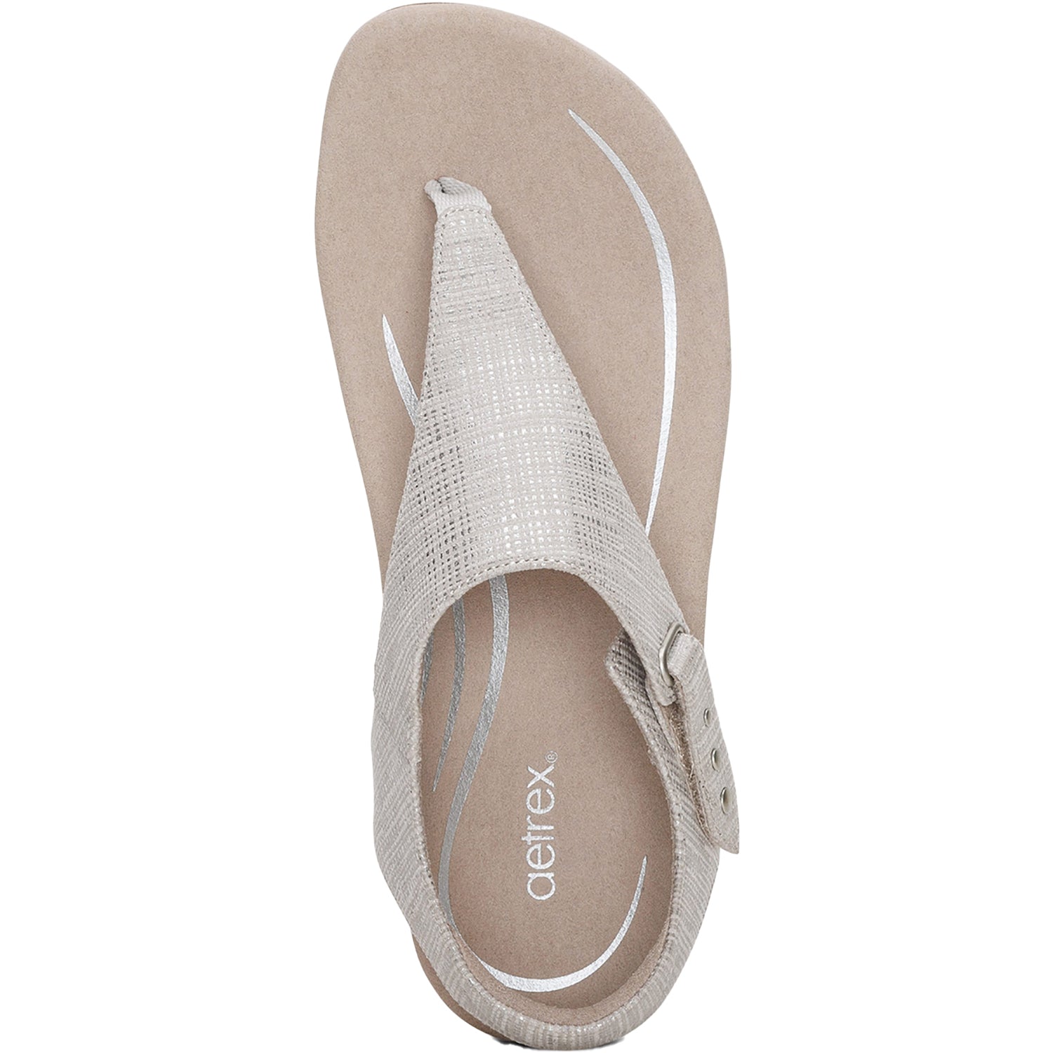 Womens Aetrex Women's Aetrex Ellie Grey Textured Synthetic Grey Textured Synthetic
