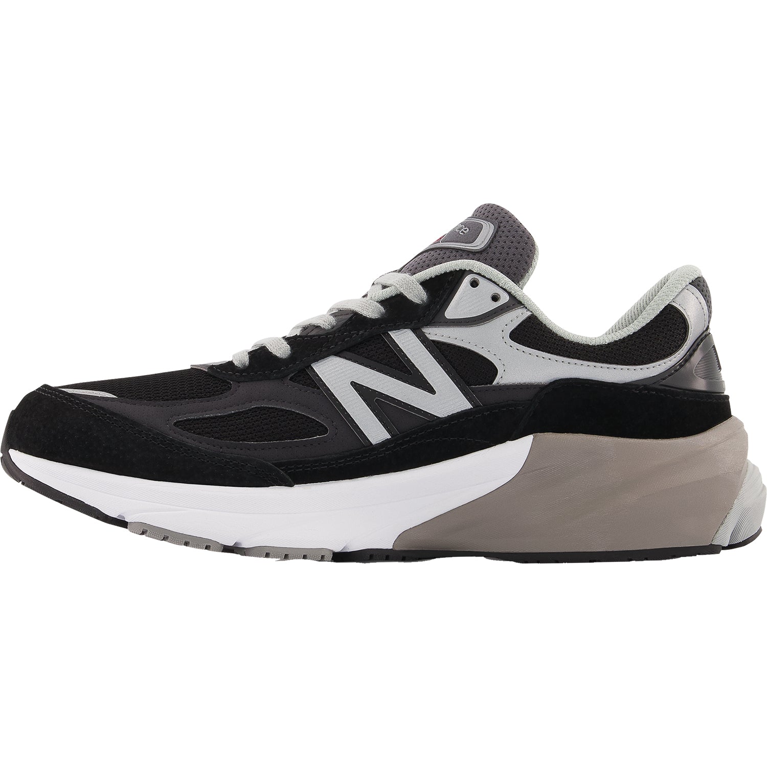 Mens New balance Men's New Balance M990BK6 Black/White Suede/Mesh Black Suede/Mesh