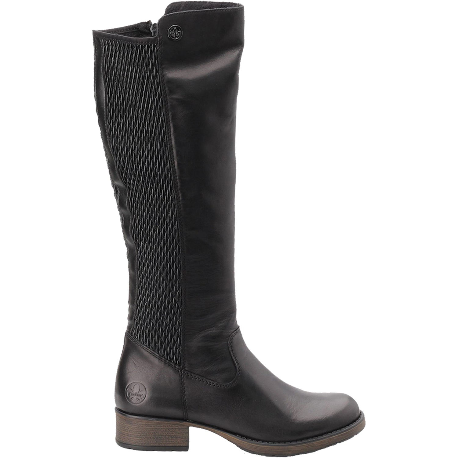 Womens Rieker Women's Rieker Z9591-00 Faith Black Leather Black Leather